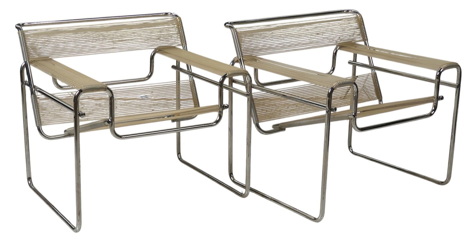 Pair of "Spaghetti" Wassily Chairs (1 of 5)