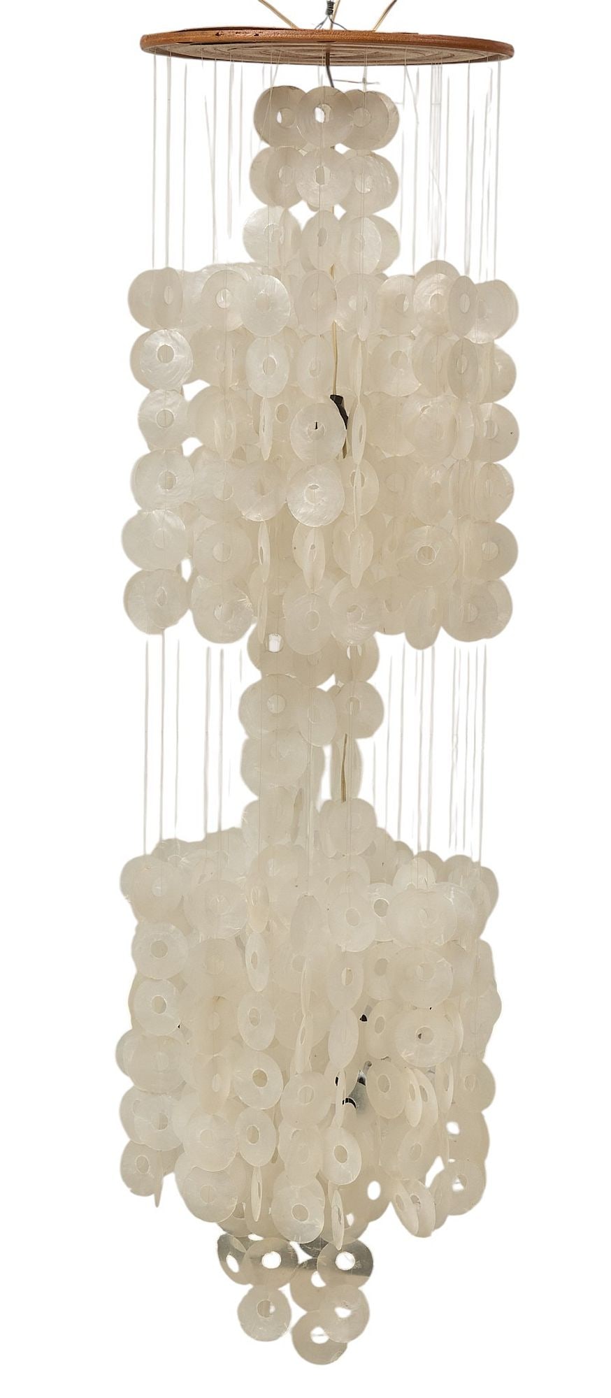 Panton Style Shell Chandelier (1 of 4)
