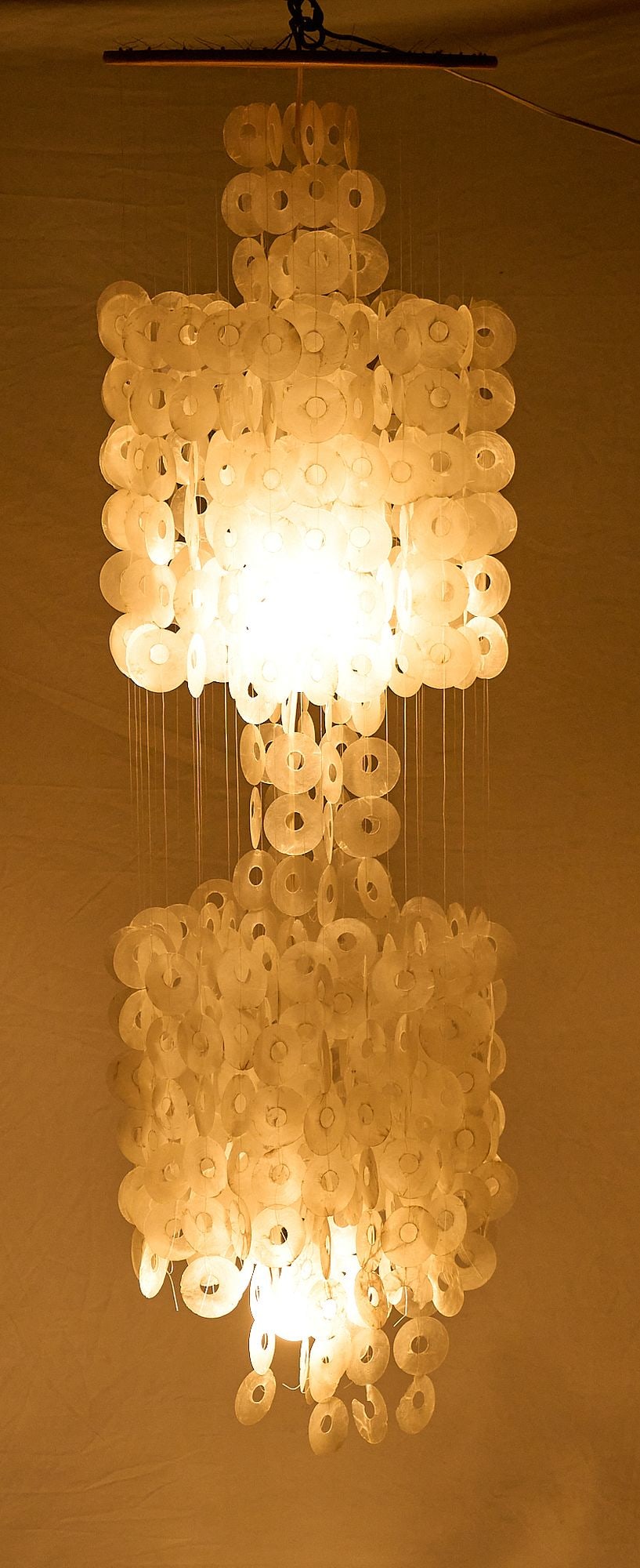 Panton Style Shell Chandelier - 4