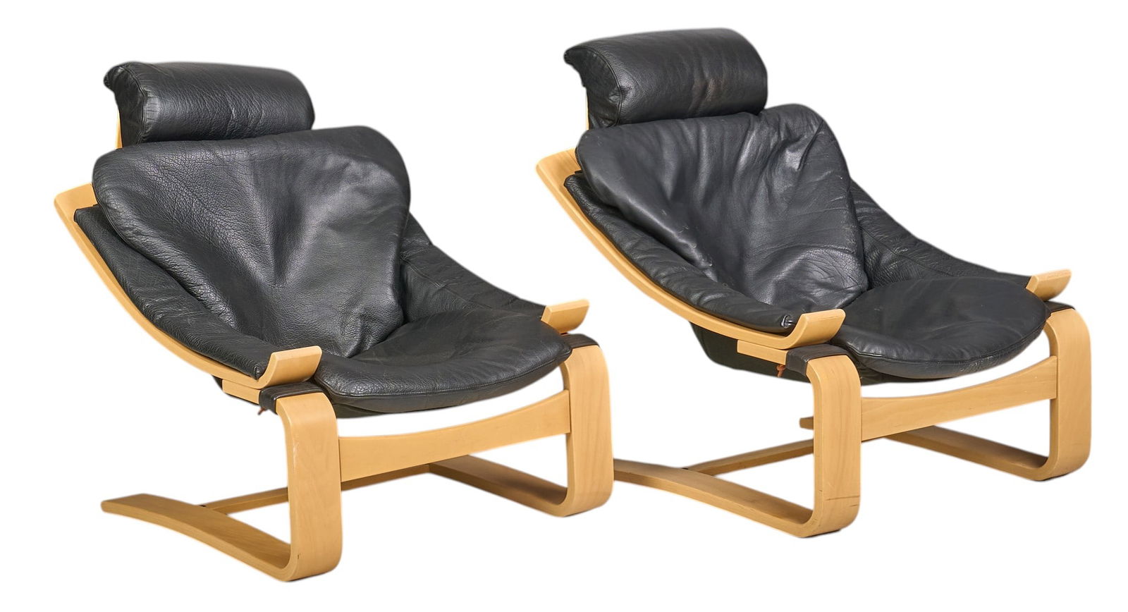 After Ake Fribytter for Nelo Mobel, Pair of Mid-Century Lounge Chairs (1 of 4)