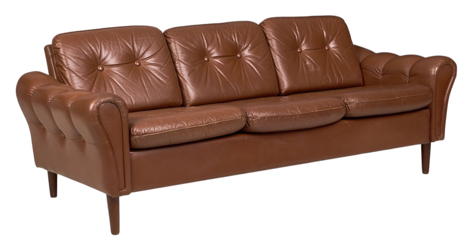 Danish Mid-Century Leather Sofa (1 of 4)