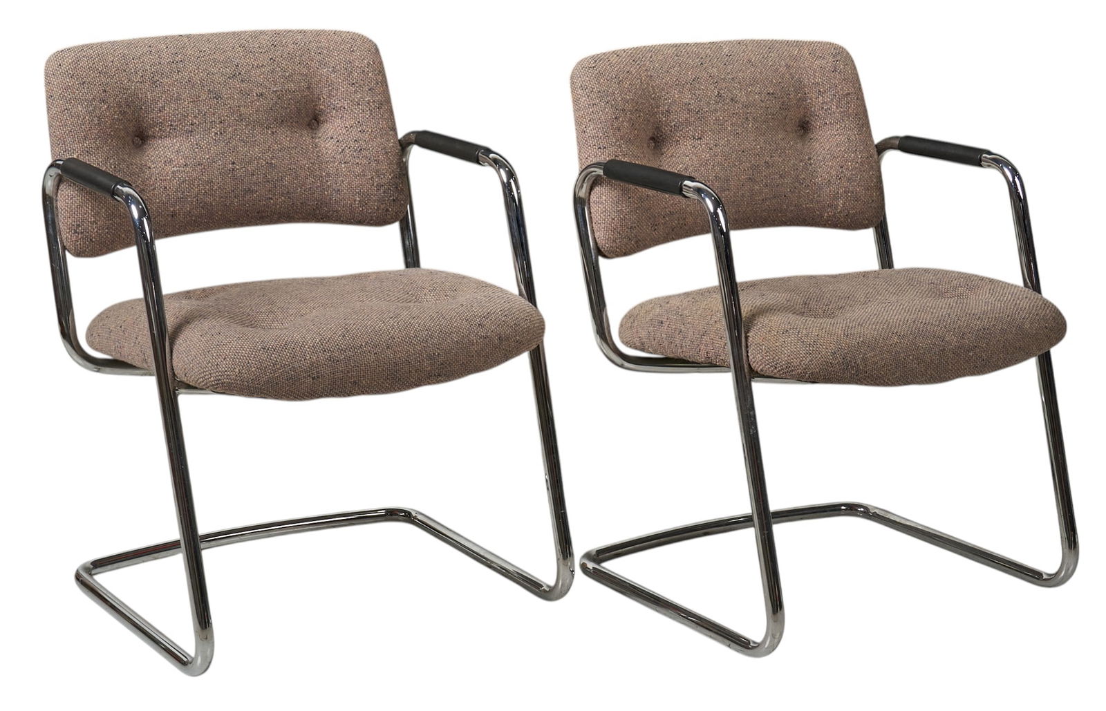 Pair of Steelcase Cantilever Armchairs (1 of 3)