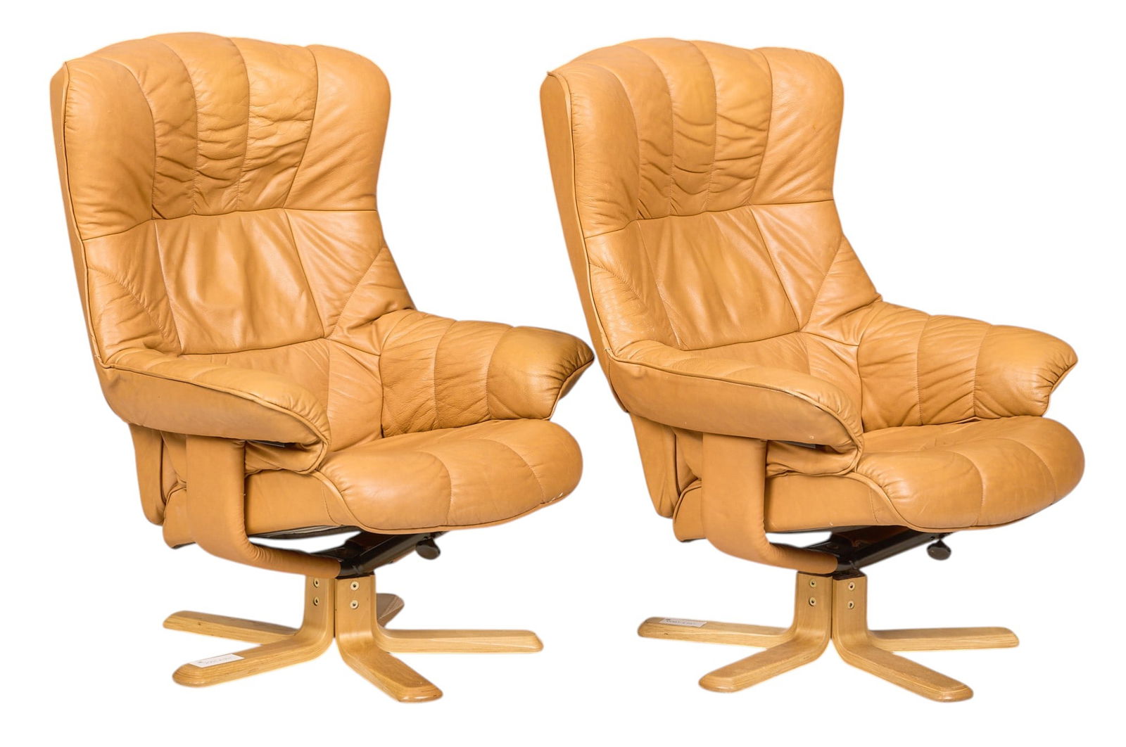 Pair of Swedish Mid-Century Lounge Chairs (1 of 4)