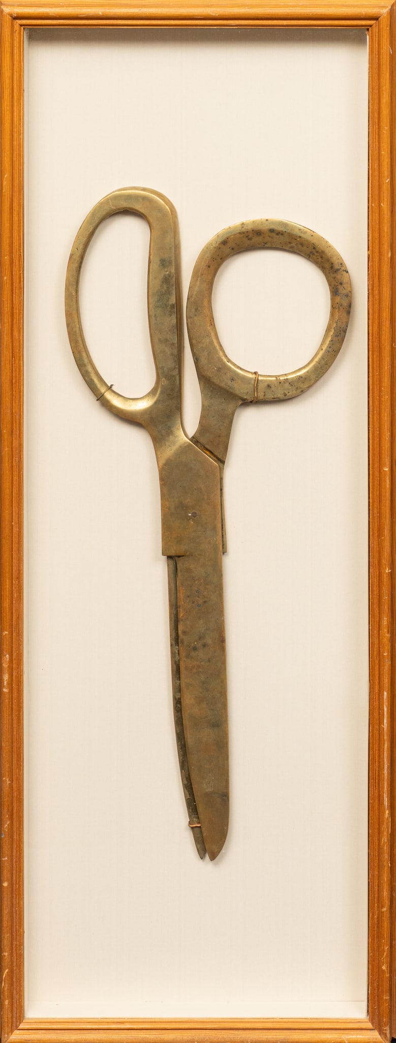 Framed Oversized Scissors, Needle, Safety Pin - 2