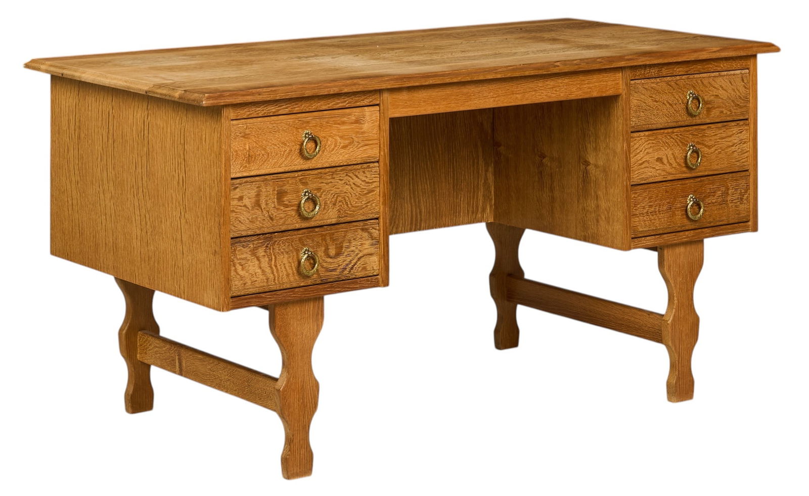 Henning Kjaernulf, Mid-Century Desk (1 of 4)
