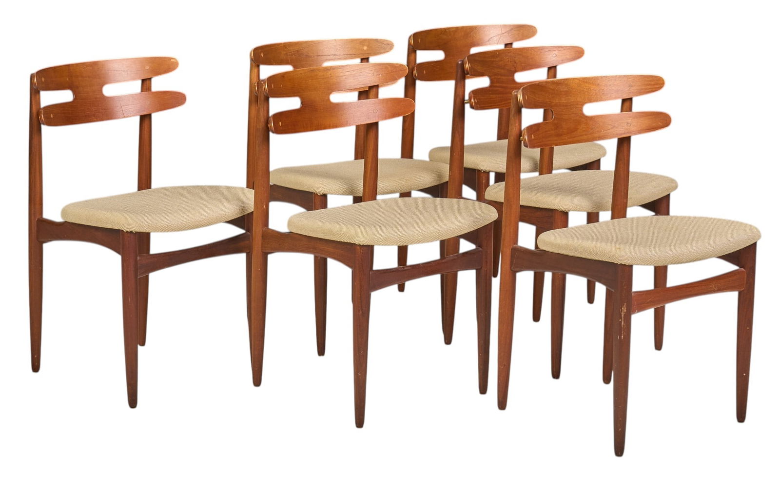 After Johannes Andersen, Set of (6) Mid-Century Dining Chairs (1 of 4)