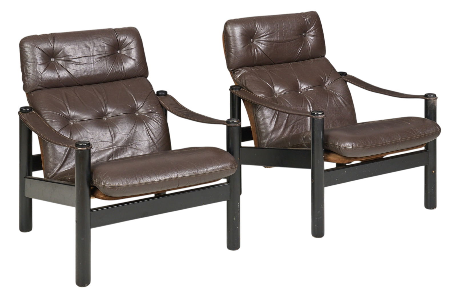 After Ebbe Gehl and Søren Nissen, Pair of Danish Mid-Century Safari Chairs (1 of 4)