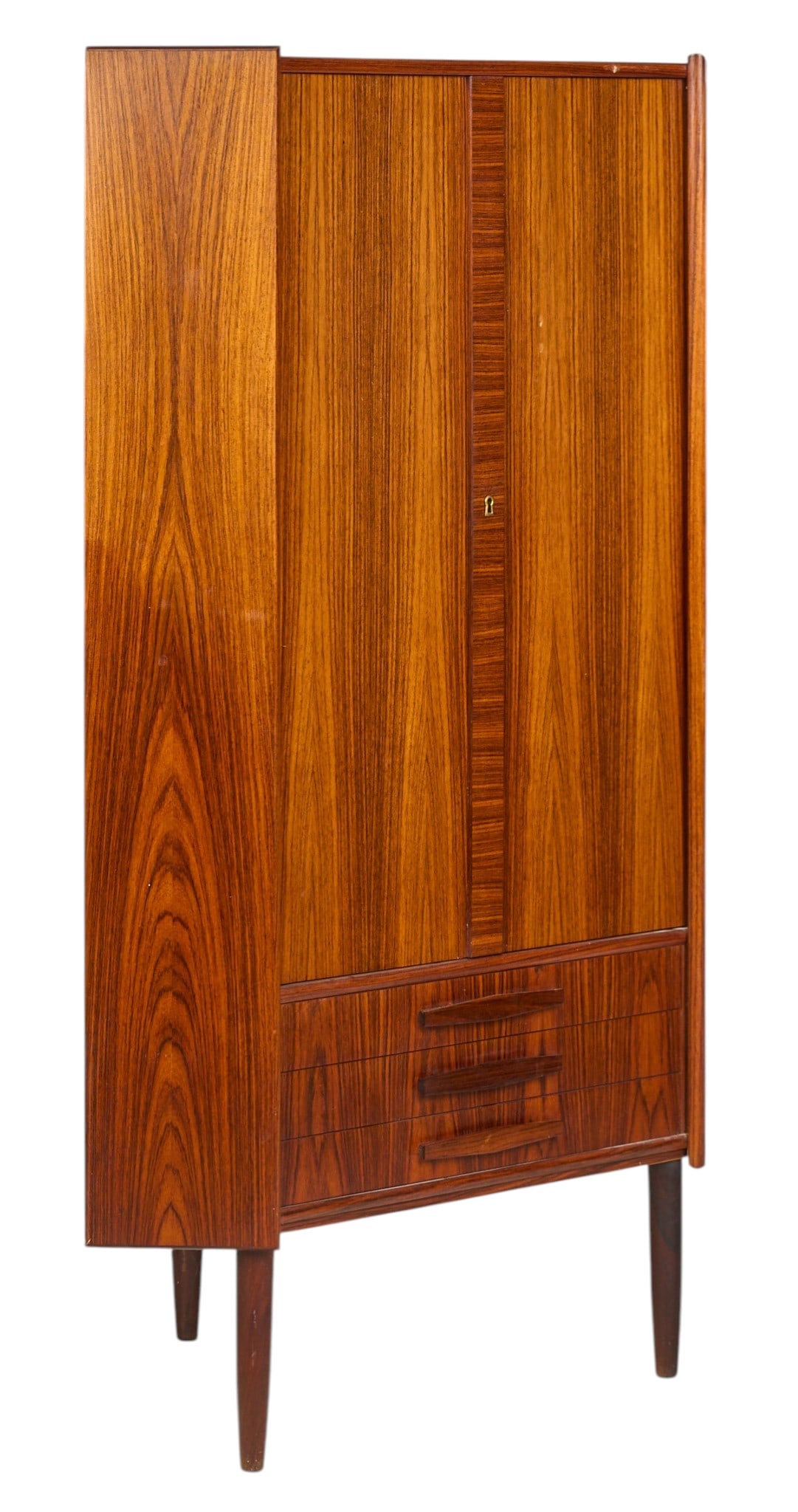 Danish Mid-Century Corner Cabinet (1 of 5)