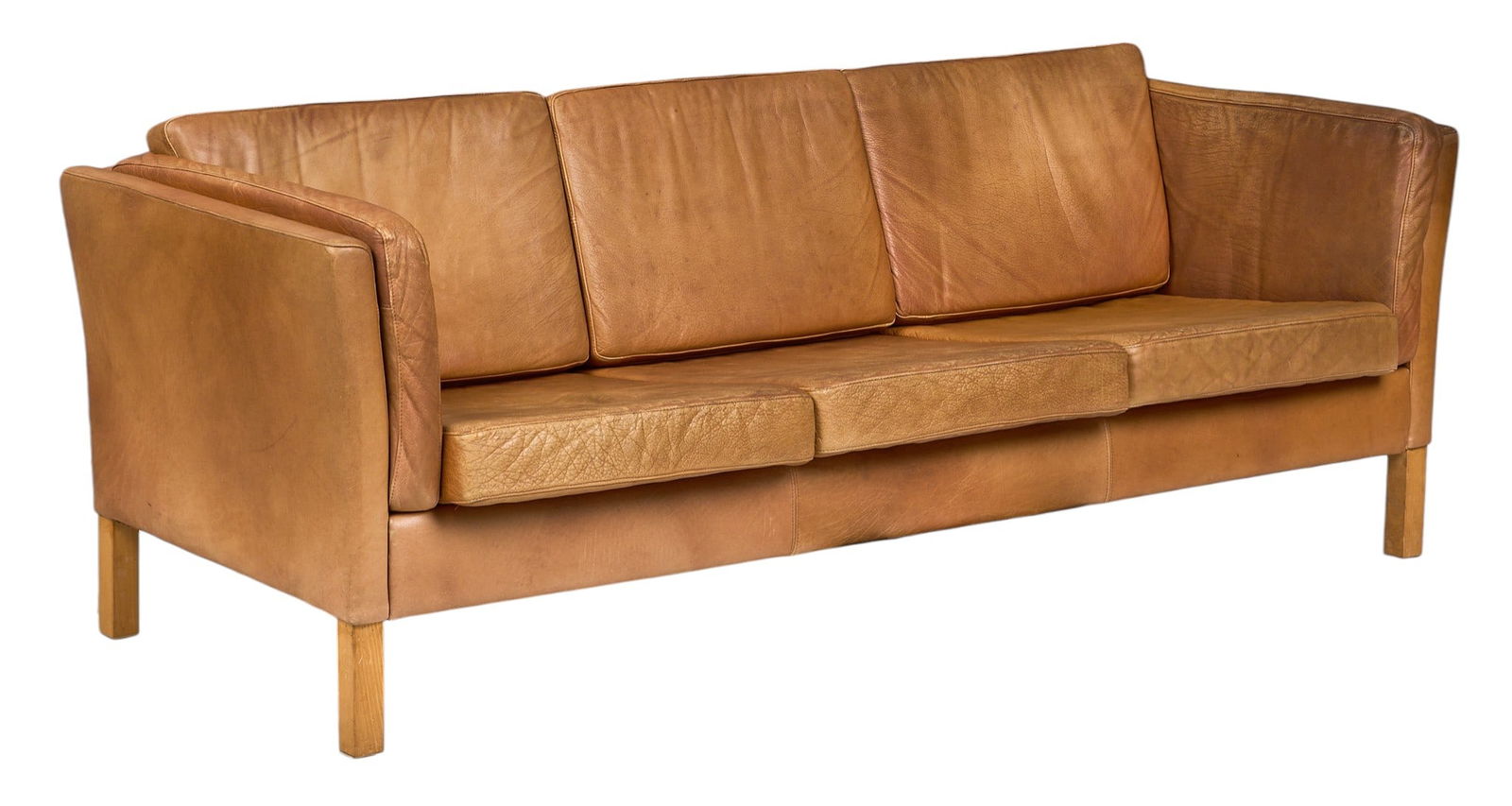 Danish Mid-Century Leather Sofa (1 of 4)