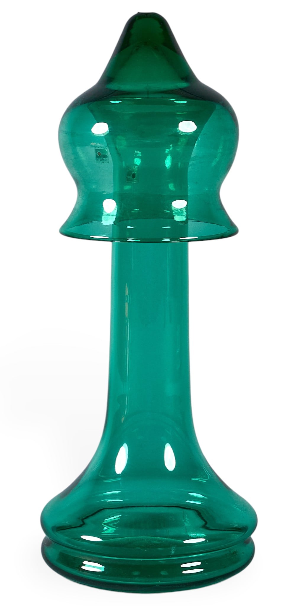 Blenko Art Glass Chess Piece Vase (1 of 5)