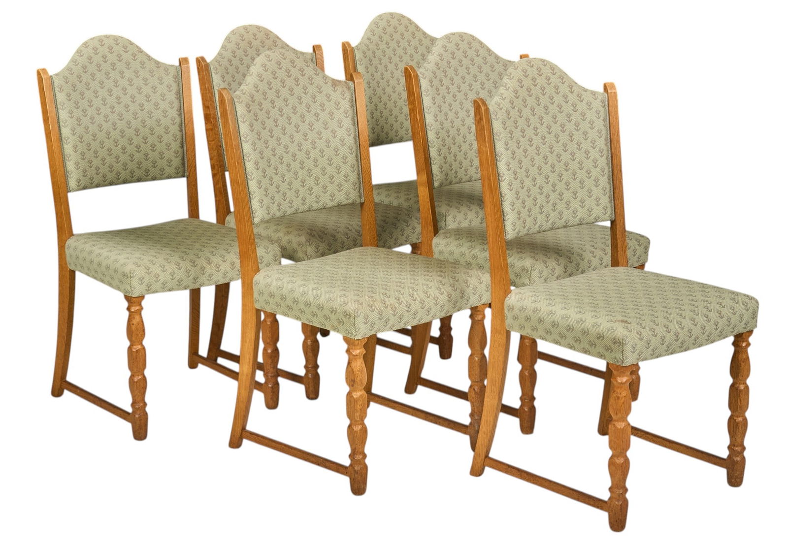 Set of (6) Danish Mid-Century Dining Chairs (1 of 4)