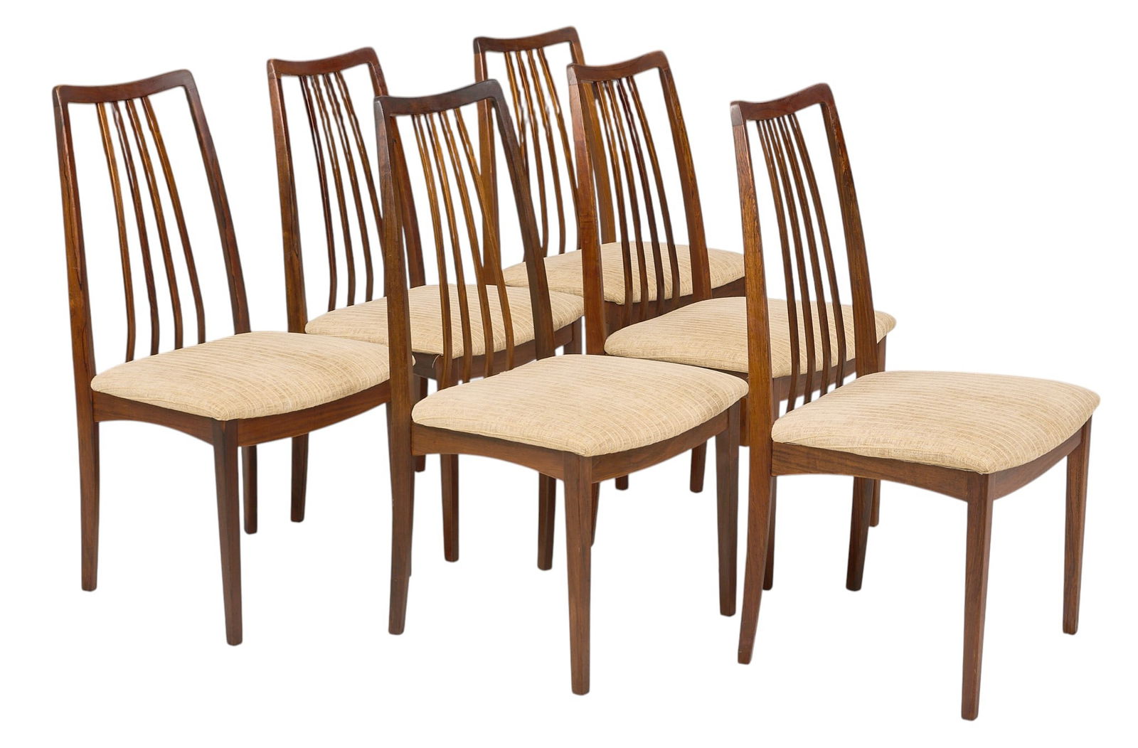Set of (6) Danish Mid-Century Dining Chairs (1 of 4)