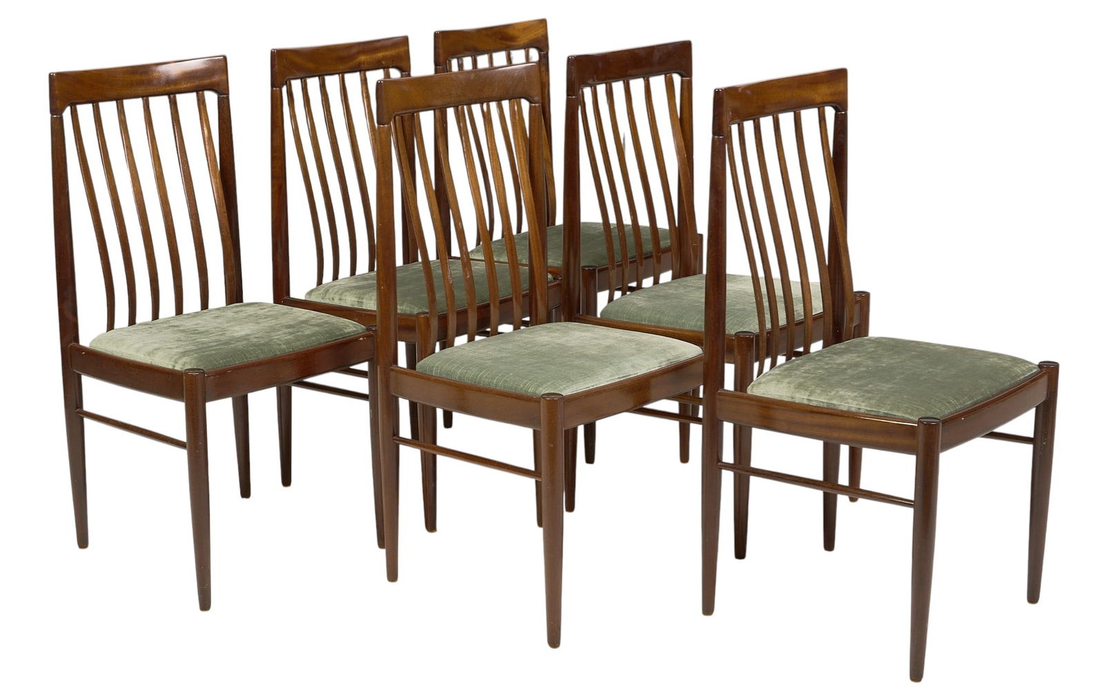 Set of (6) Bramin Mid-Century Dining Chairs (1 of 5)