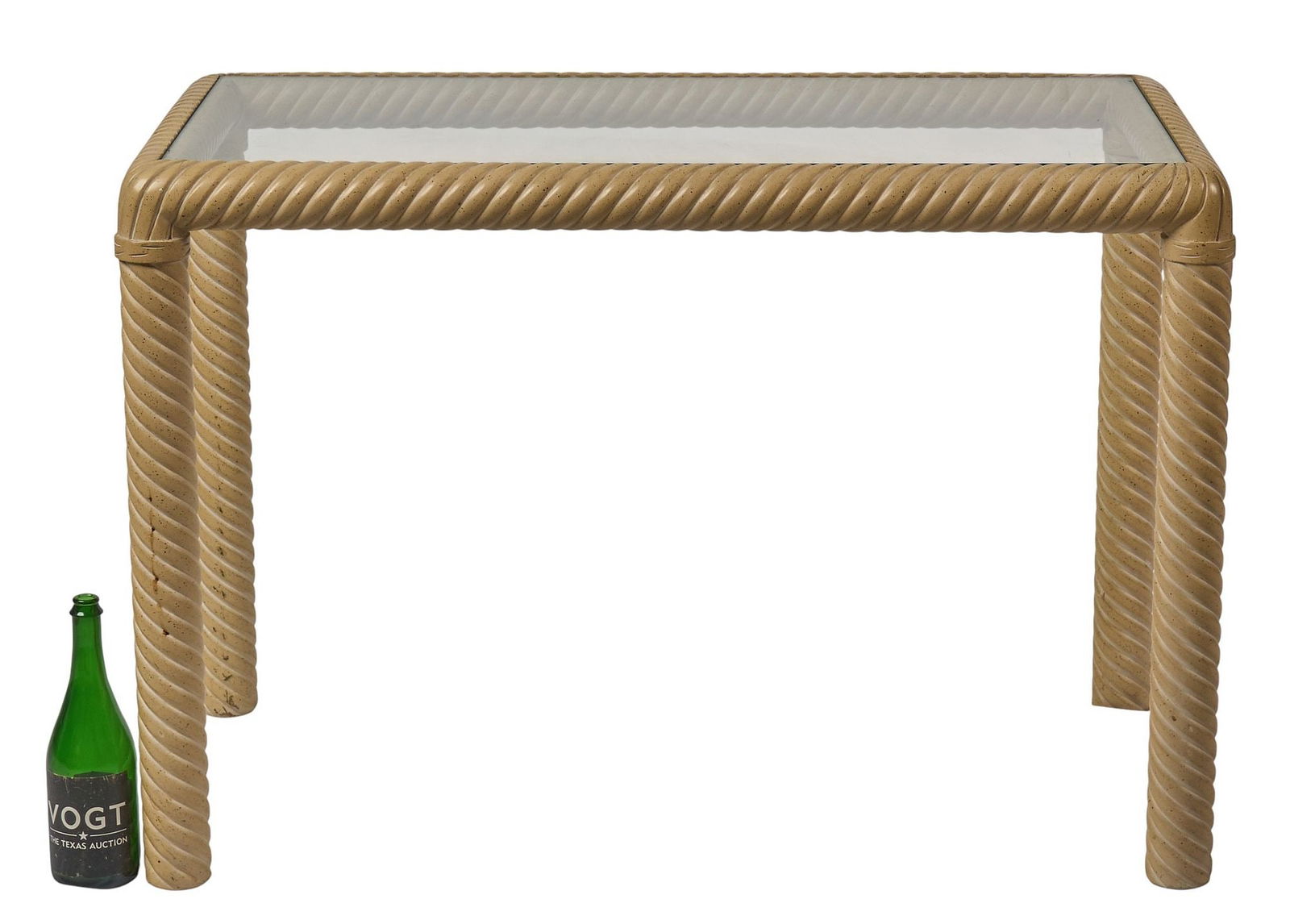 Glass Top Entry Table - 2