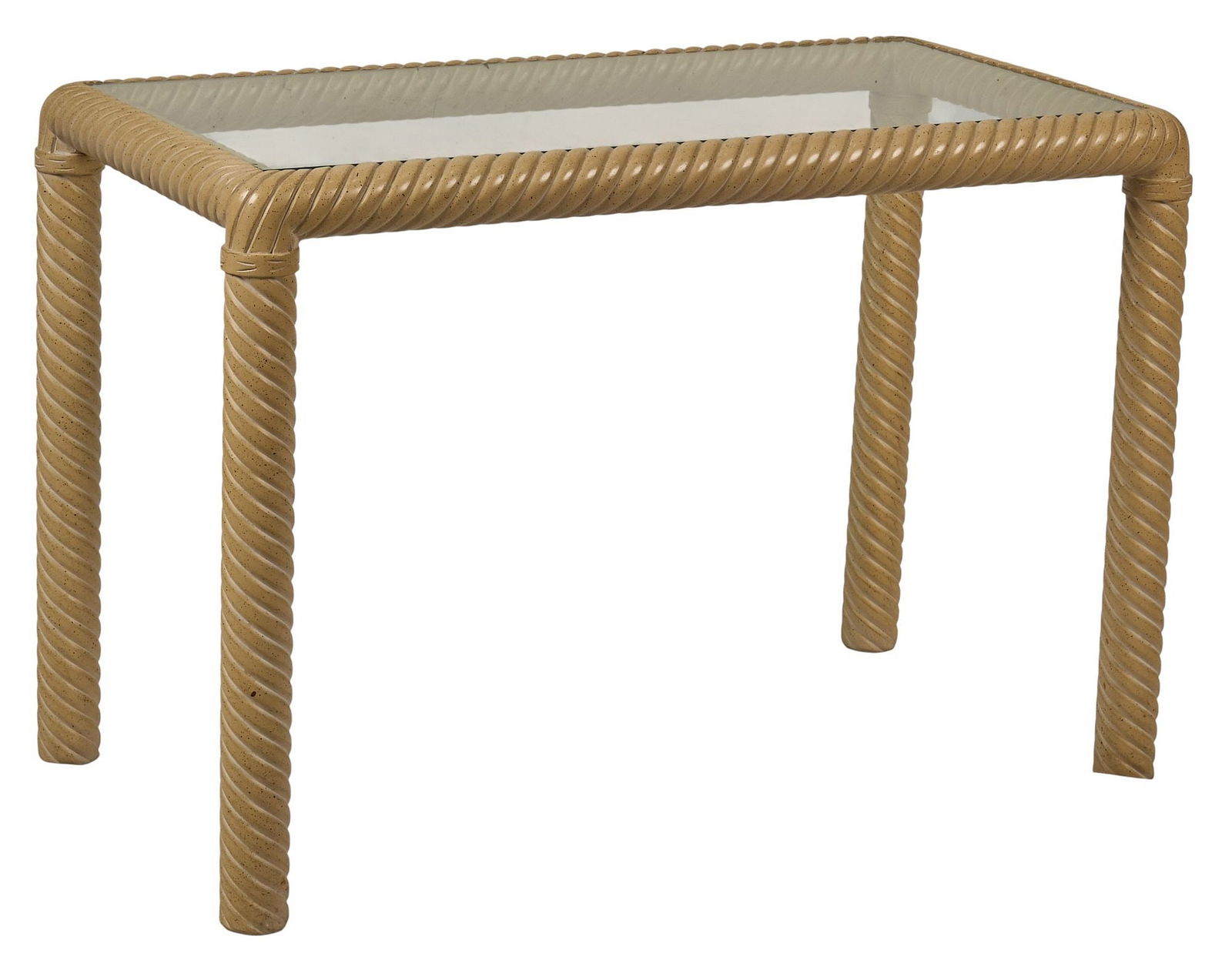 Glass Top Entry Table - 4