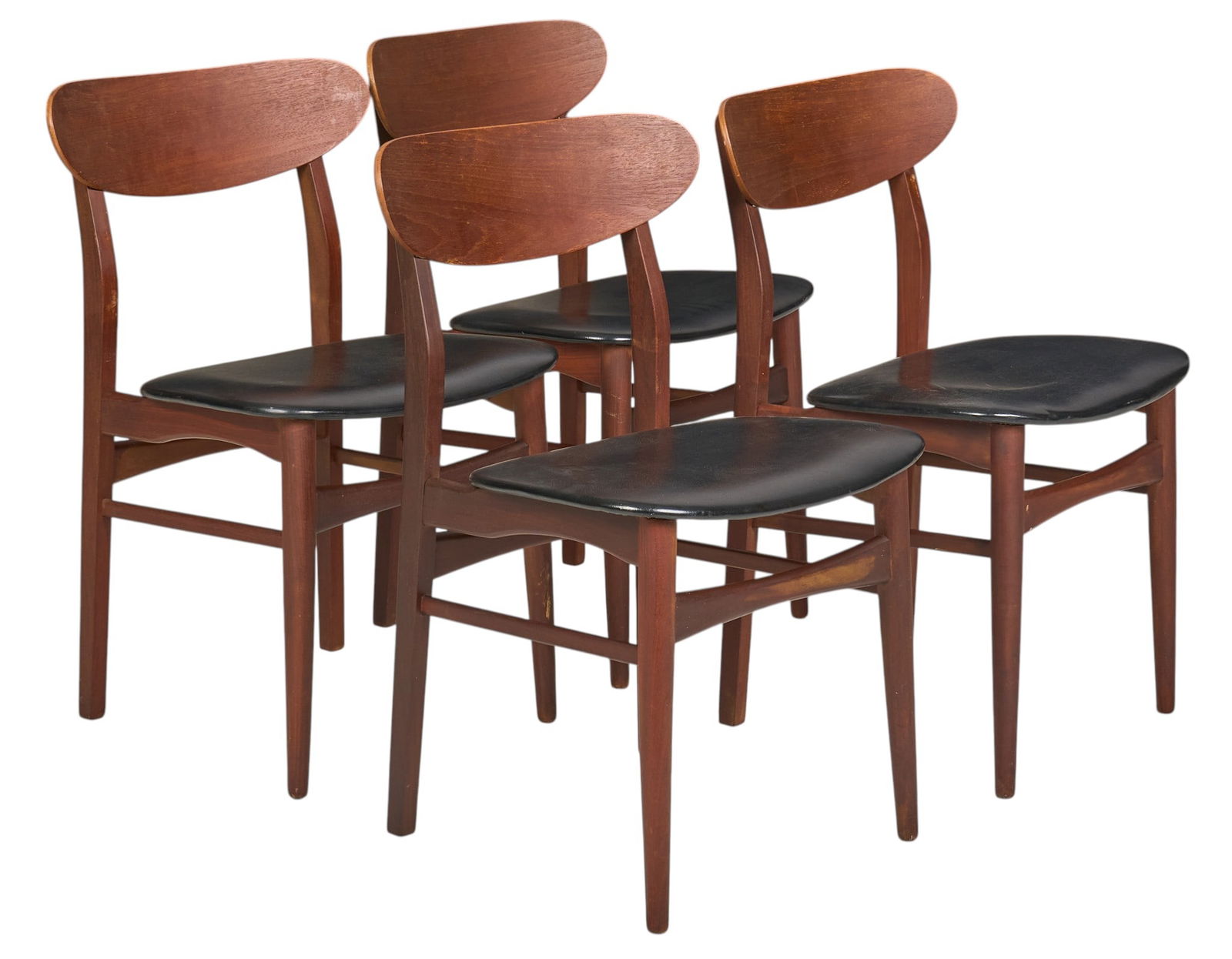 Set of (4) Danish Mid-Century Dining Chairs (1 of 4)
