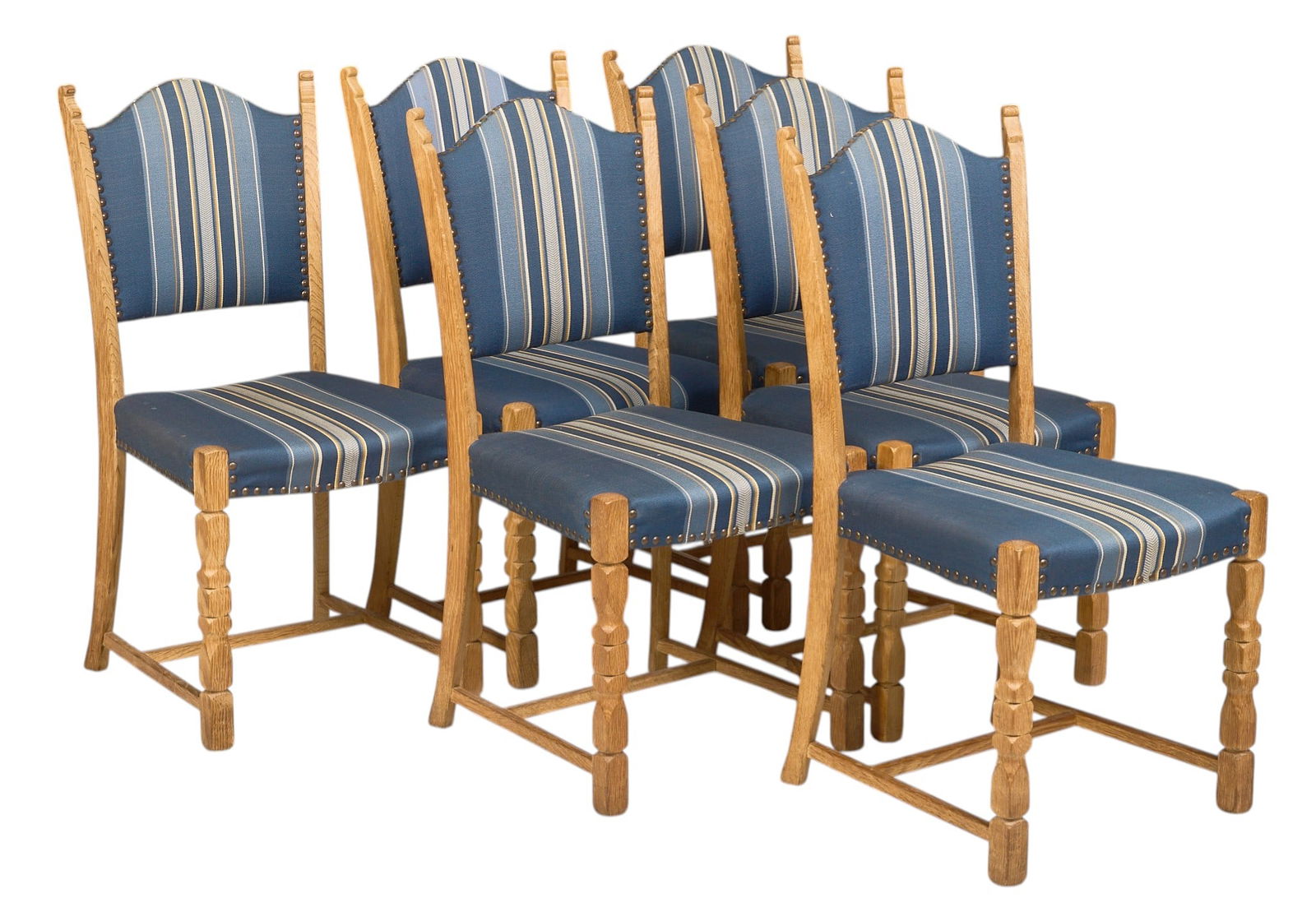 Set of (6) Henning Kjaernulf Mid-Century Dining Chairs (1 of 4)