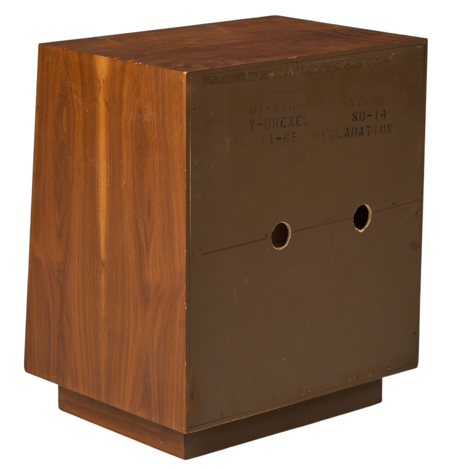 Drexel Walnut Nightstand - 4