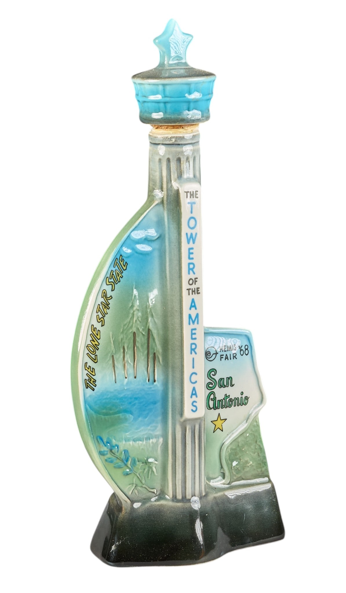 HemisFair '68 Jim Beam Decanter Souvenir (1 of 3)