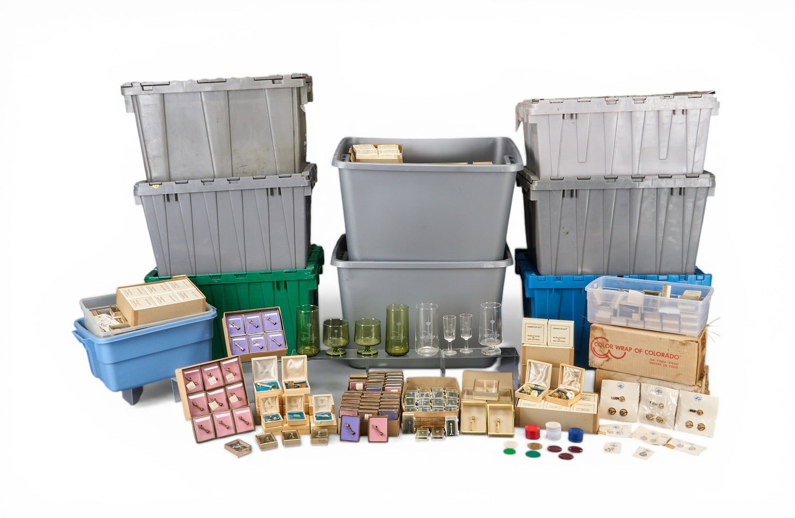 Huge HemisFair ‘68 Souvenir Collection: New-old-stock contents of a HemisFair ‘68 gift shop; inventory was saved by a San Antonio, Texas descendant of the gift shop owner, extensive collection including hundreds of Tower of Ameri