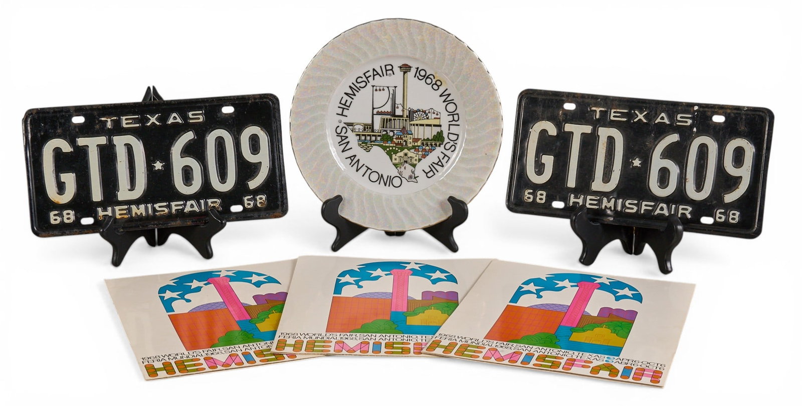 Collection of Hemisfair '68 Commemorative Items (1 of 3)