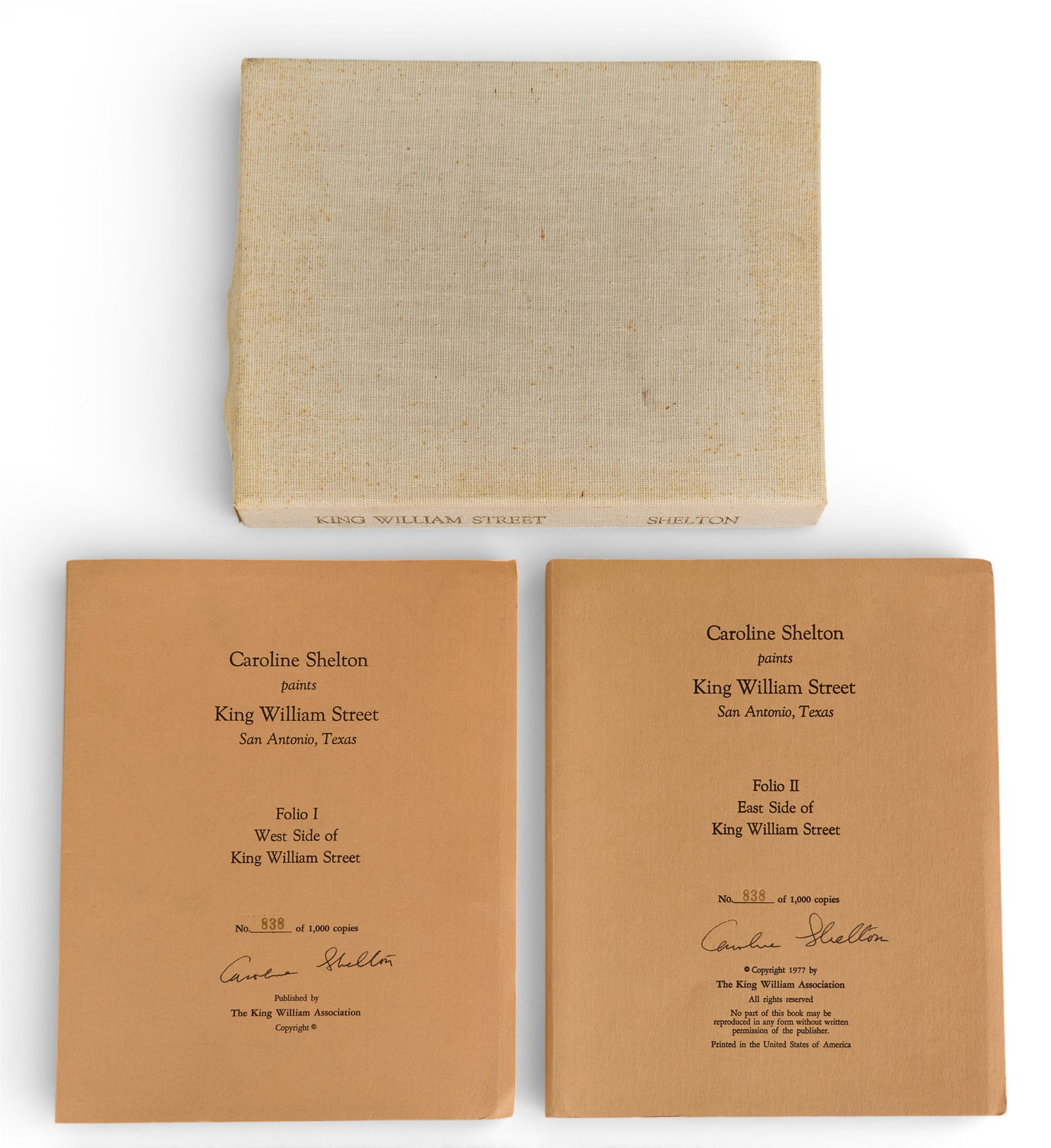 Caroline Shelton, "King William", 2 Folios (1 of 4)