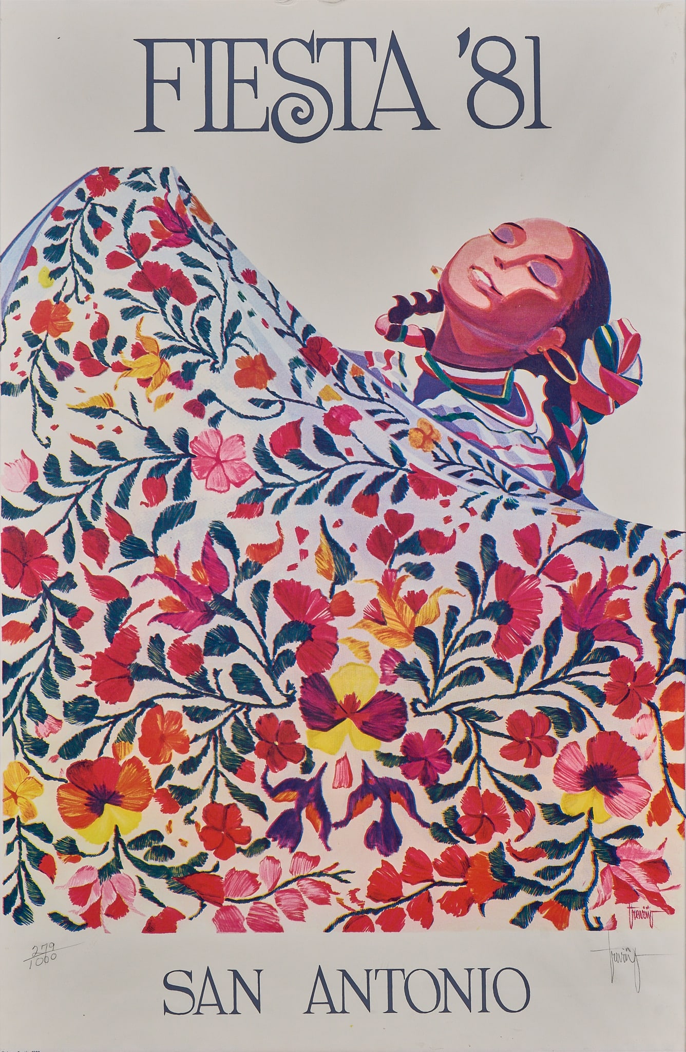 Jesse Trevino, Fiesta Poster, 1981 (1 of 5)