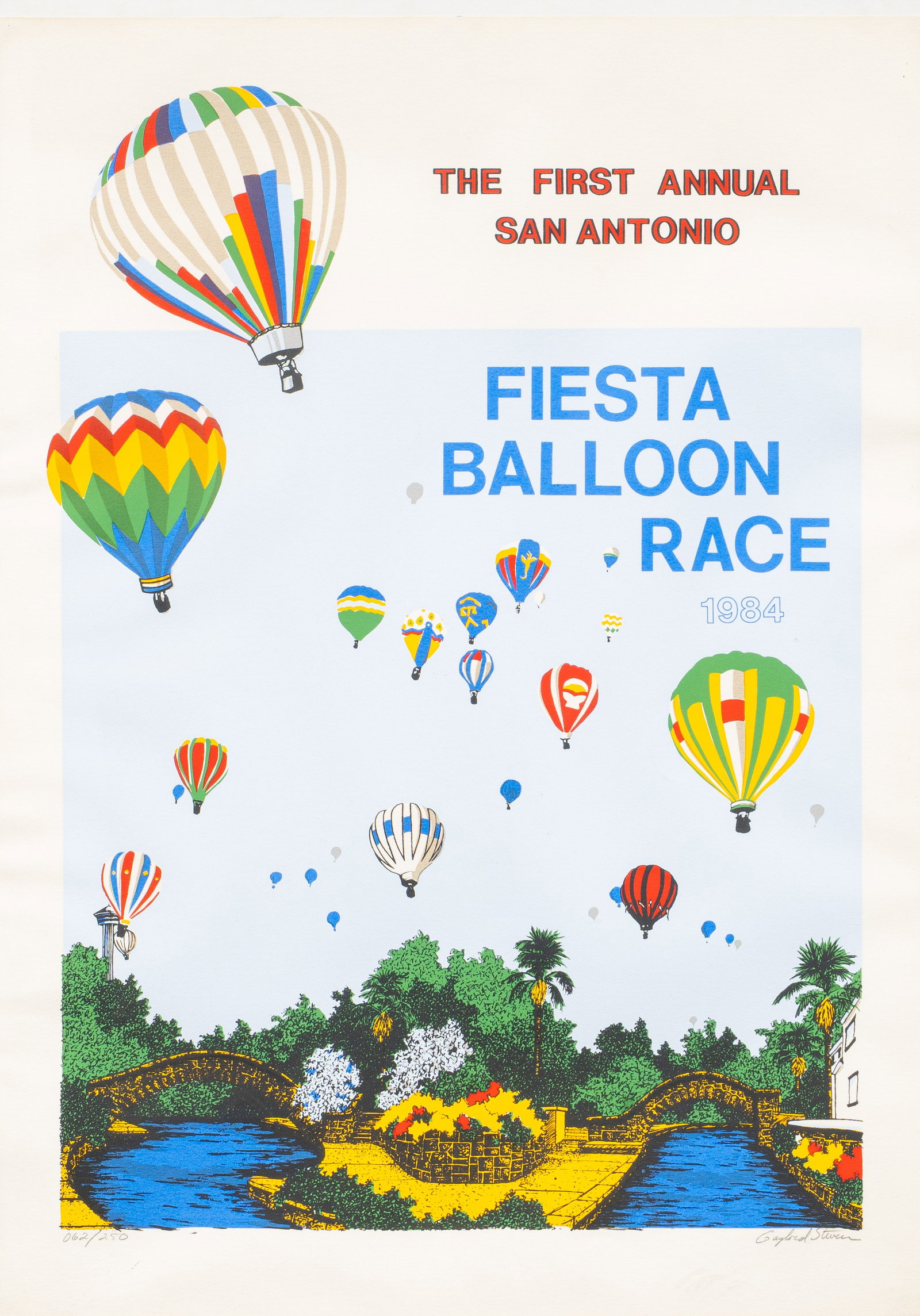 Fiesta Balloon Race Poster, 1984 (1 of 5)