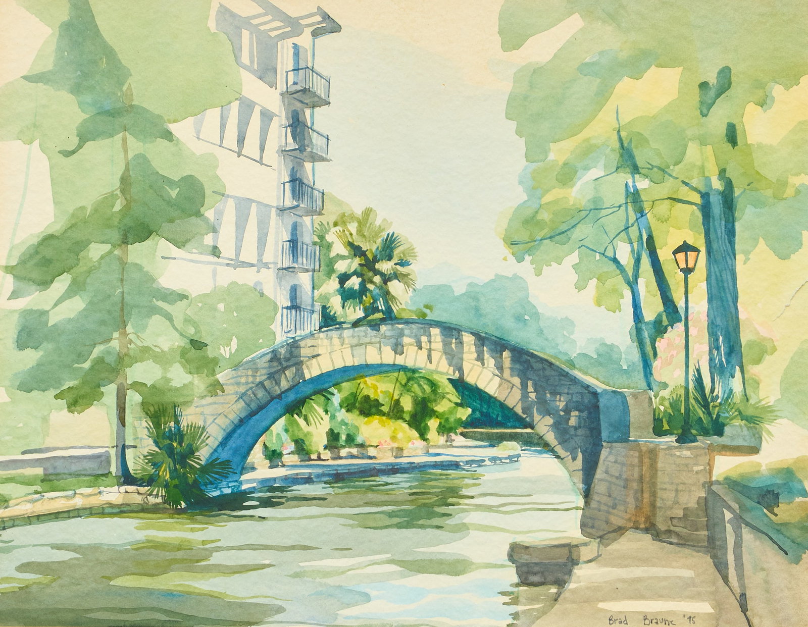 Brad Braune, Riverwalk Scene (1 of 4)