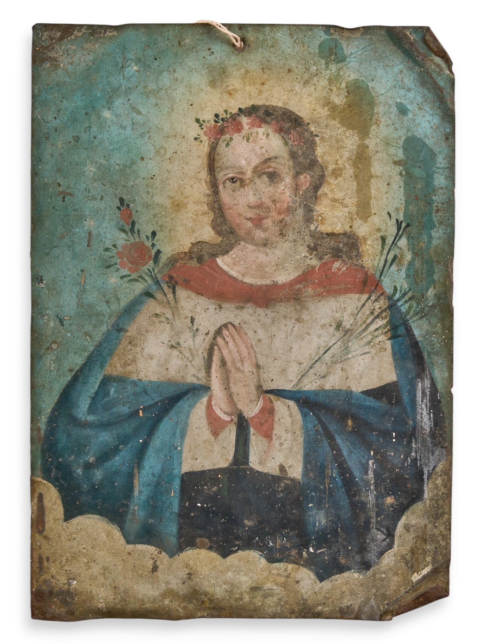 Antique Mexican Retablo, Alma de Maria (1 of 3)
