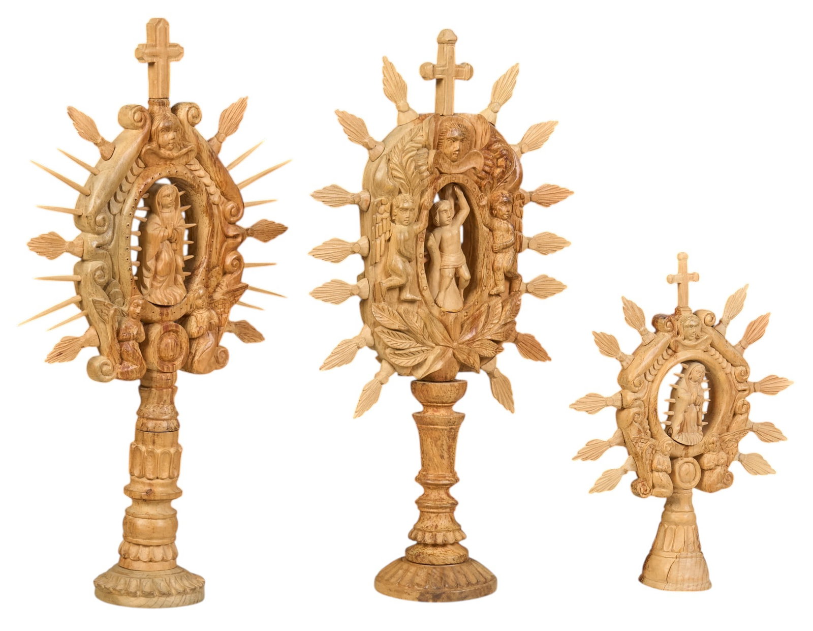 (3) Carved Monstrance (1 of 4)