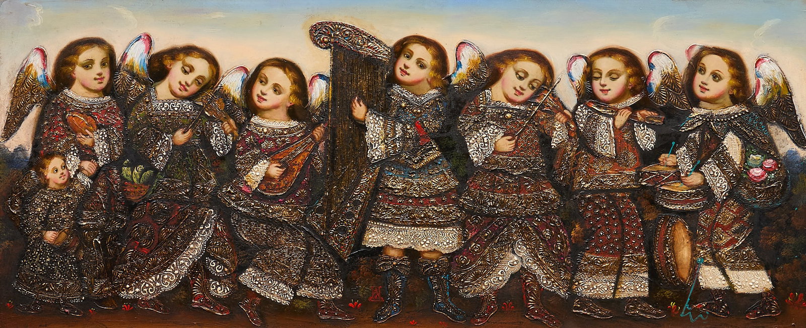 Artemio Carrasco, Group of Angel Musicians (1 of 3)
