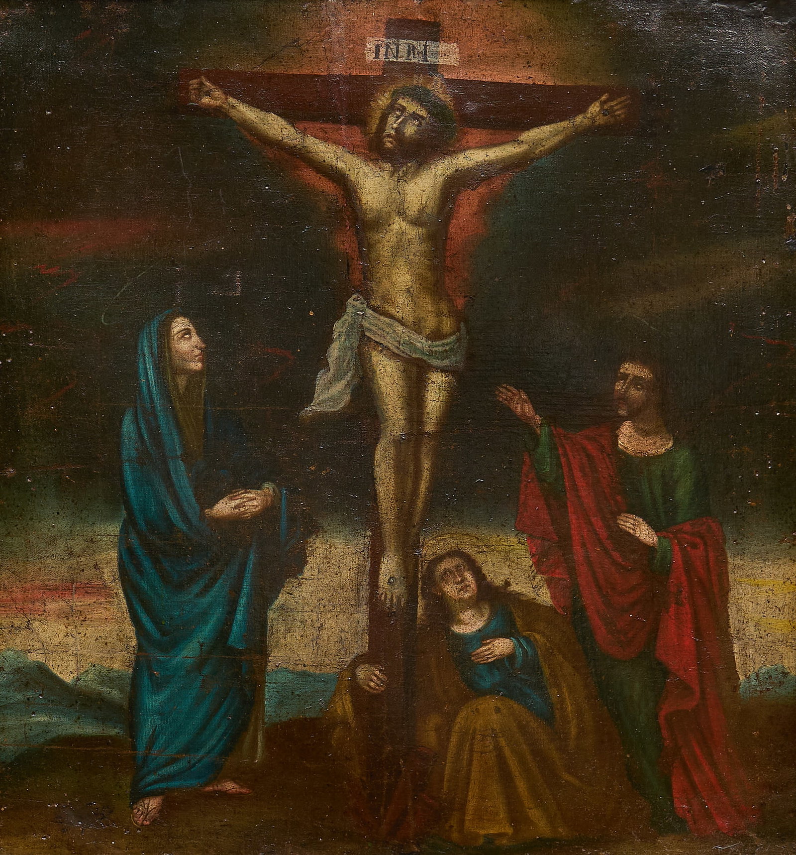 Early Crucifixion Painting (1 of 4)