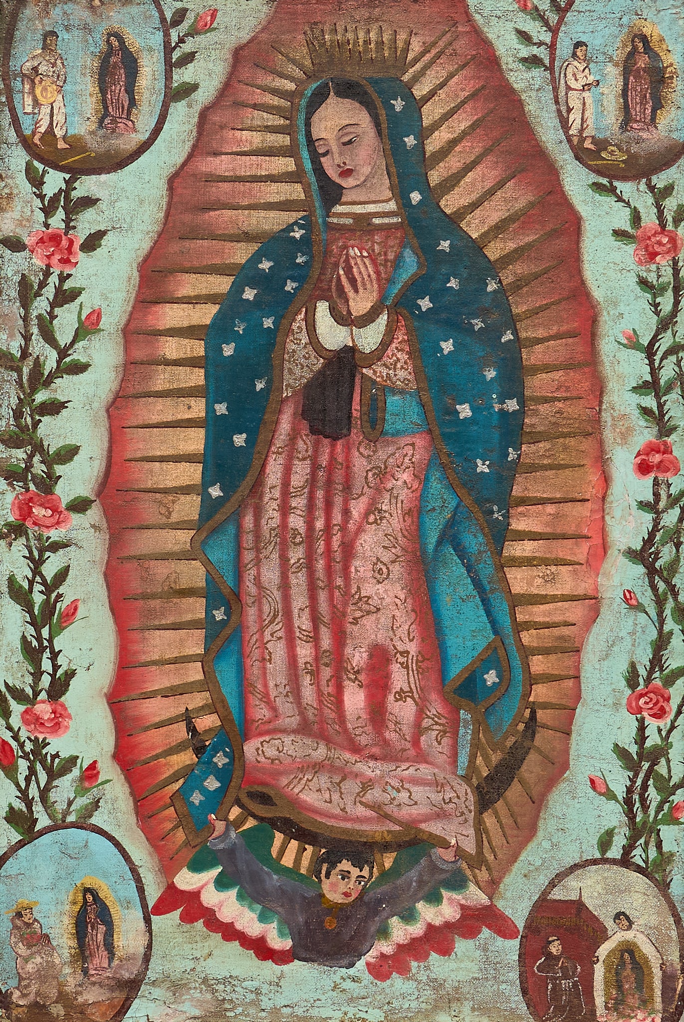 Early Virgen de Guadalupe Painting (1 of 3)