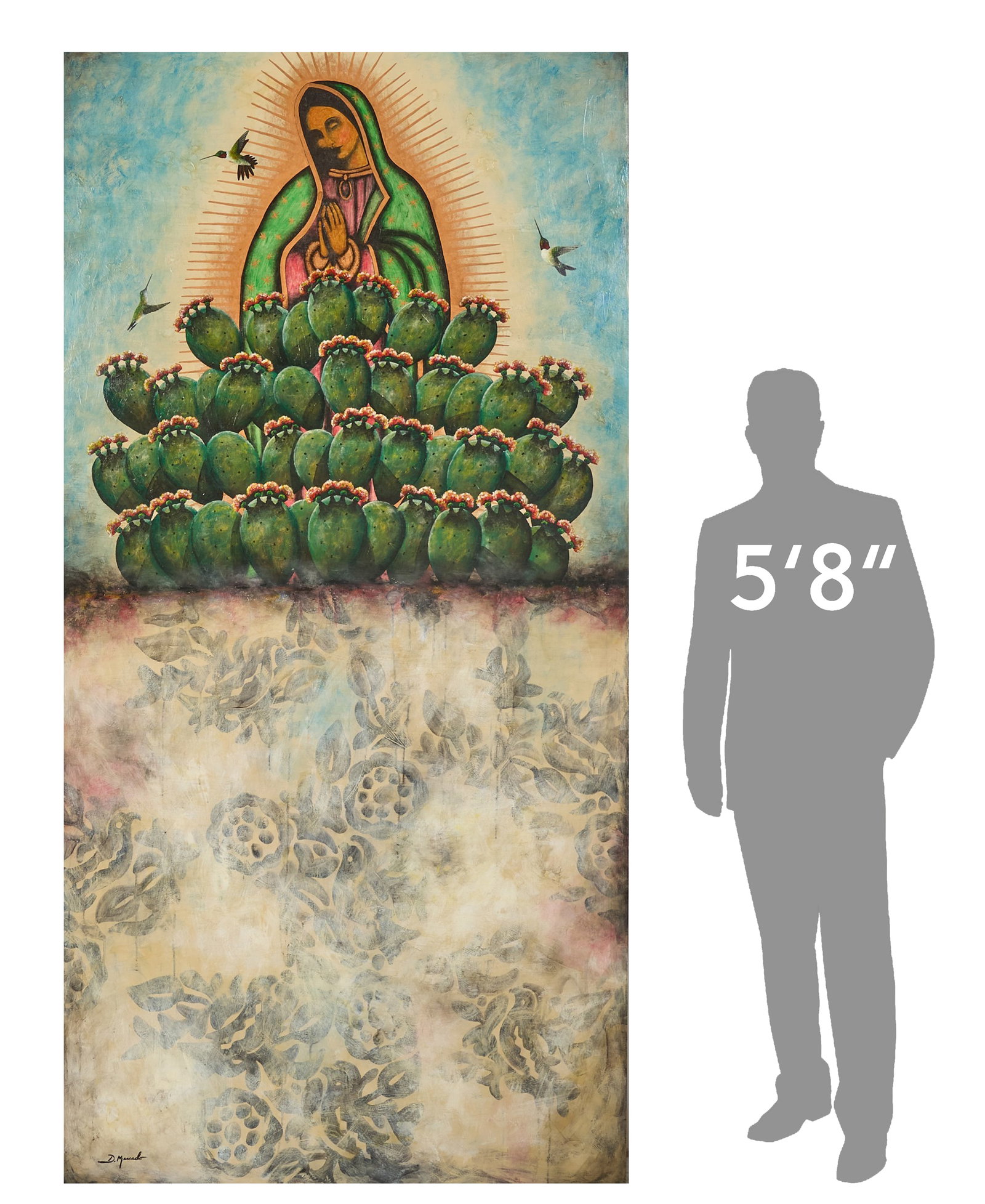 David Mercado, Virgin in Cactus (1 of 5)