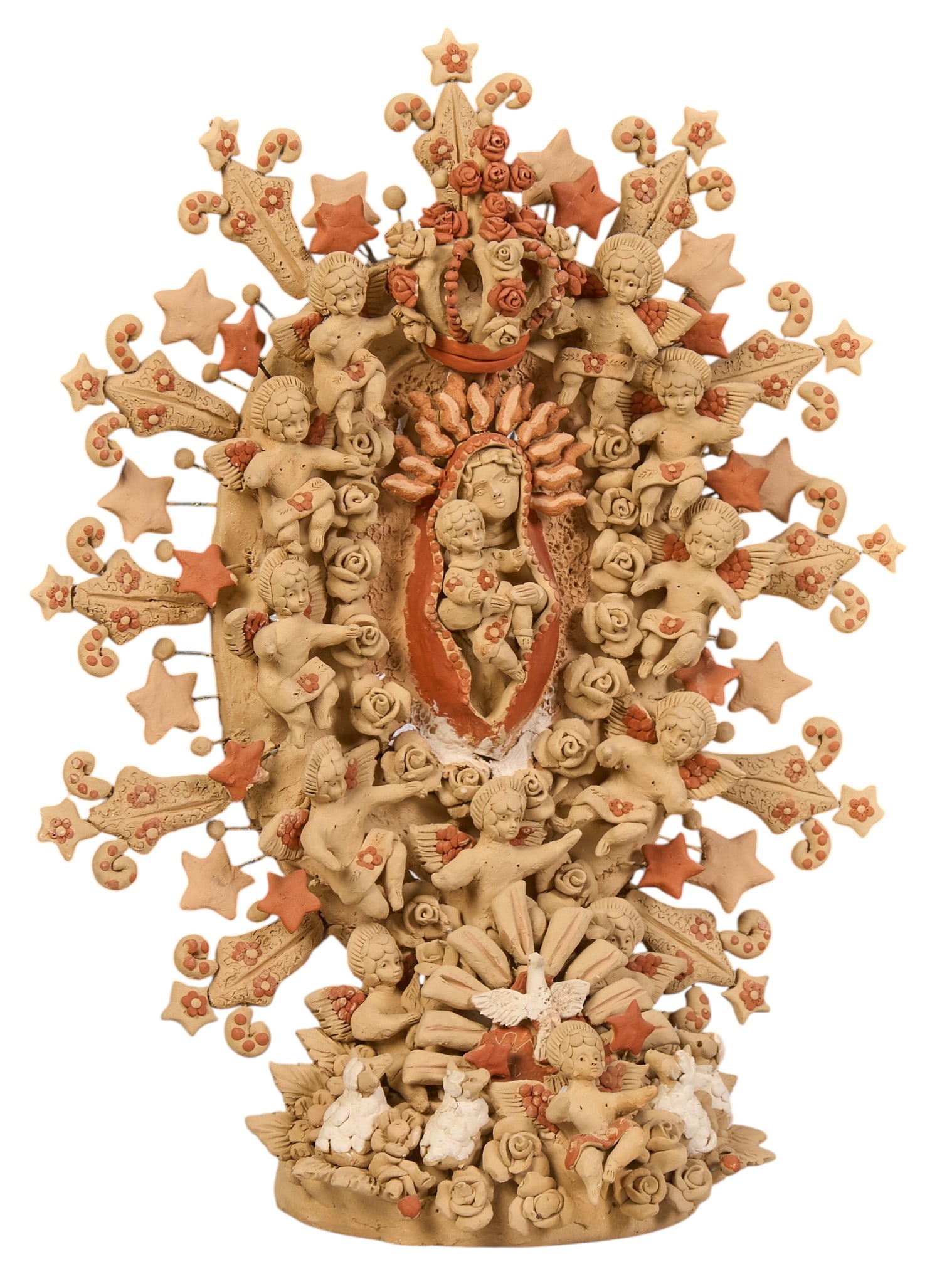 Oaxacan Virgen De Guadelupe Sculpture (1 of 4)