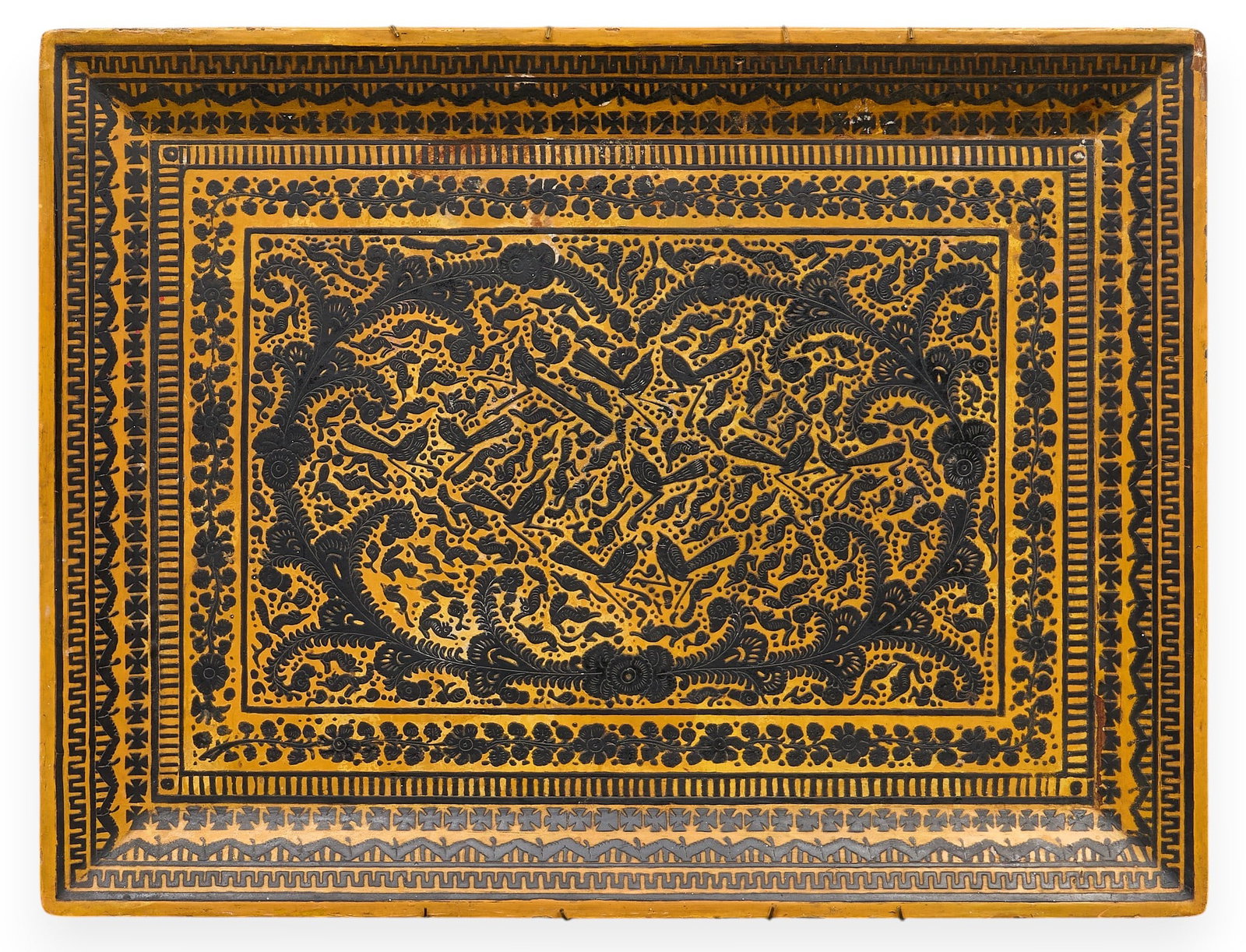 Olinala Lacquerware Tray