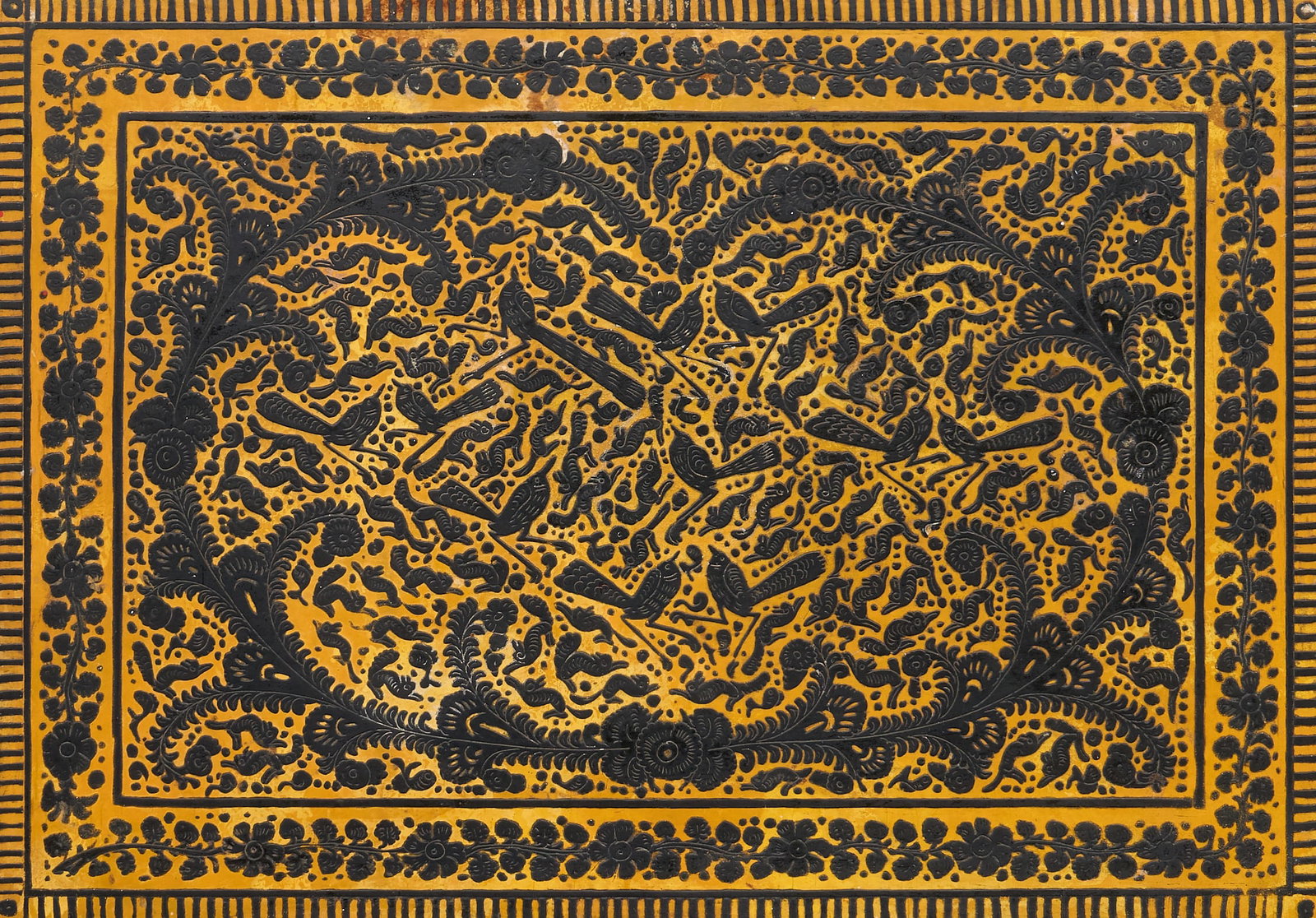 Olinala Lacquerware Tray - 3