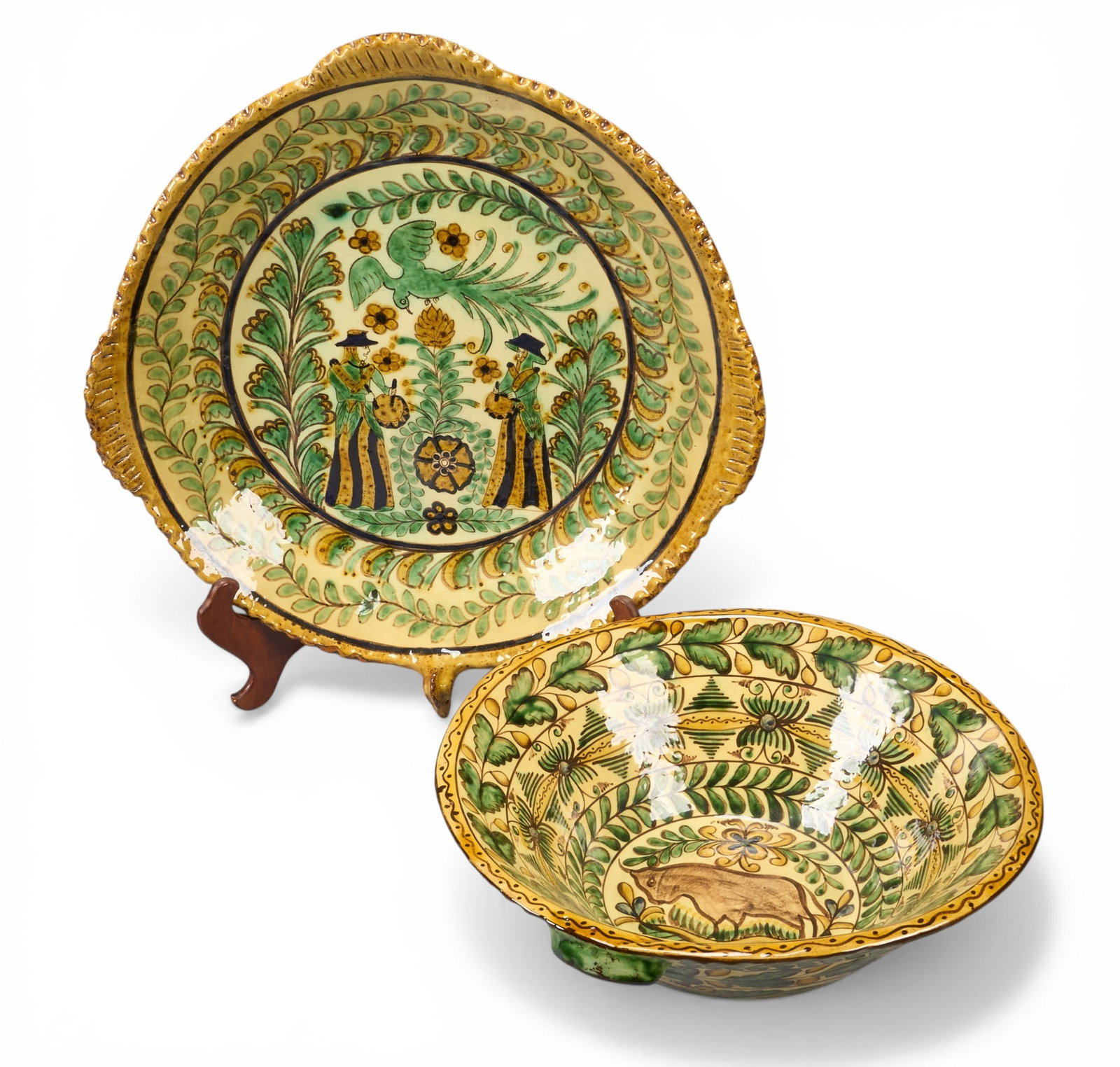 (2) Peruvian Serving Bowls (1 of 6)