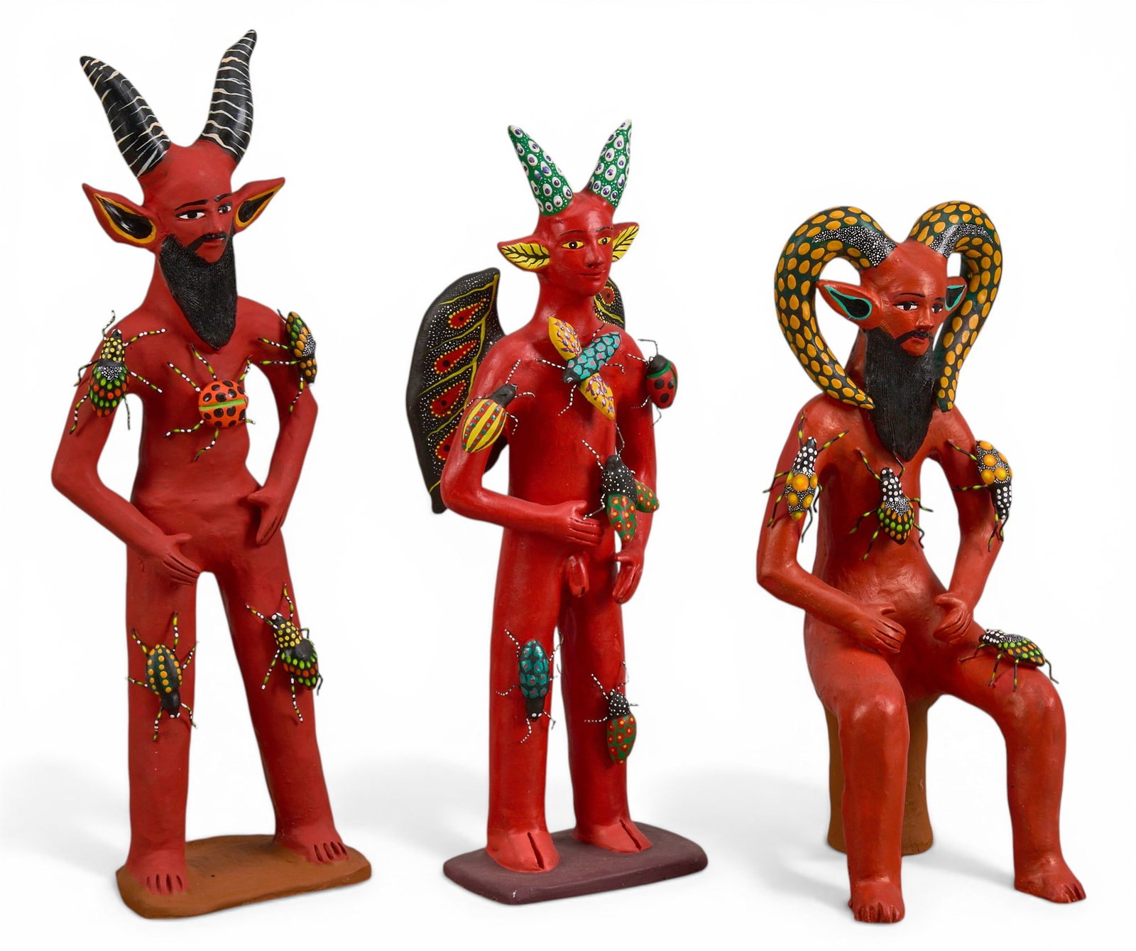 Concepcion Aguilar, (3) Red Ocumicho Diablitos (1 of 5)