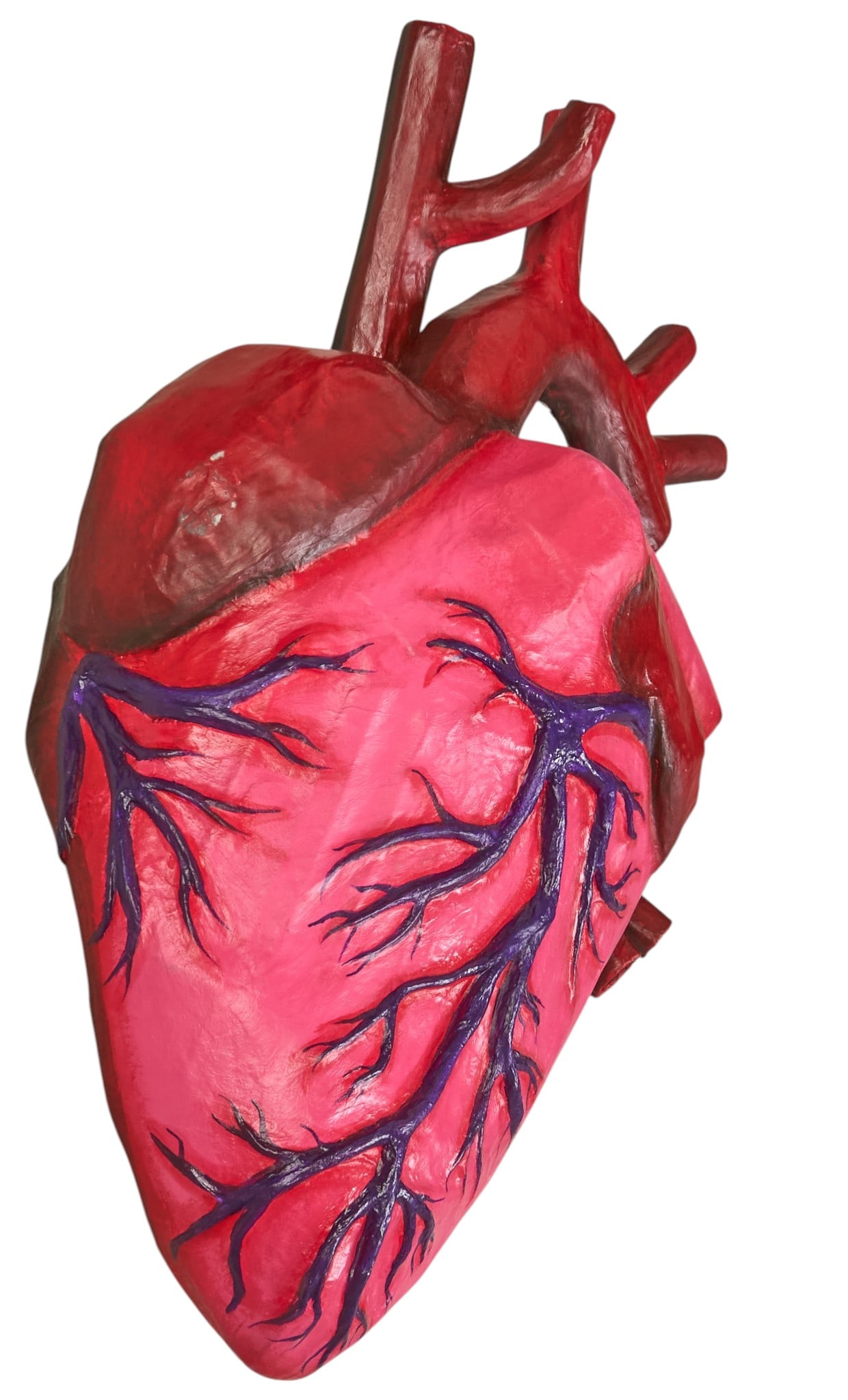 Mexican Papier-Mache Heart Sculpture (1 of 4)