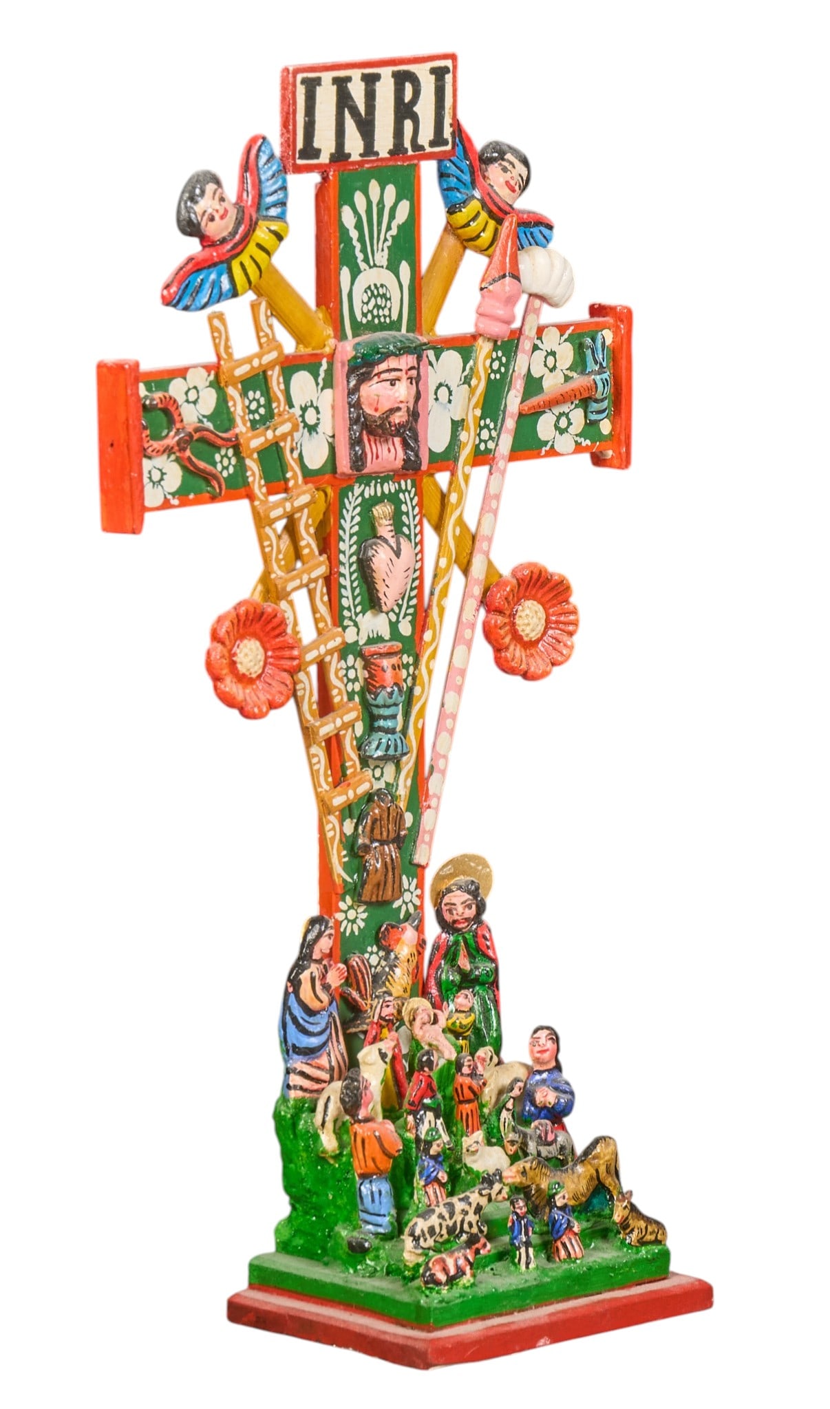 Peruvian Folk Art Crucifix (1 of 3)