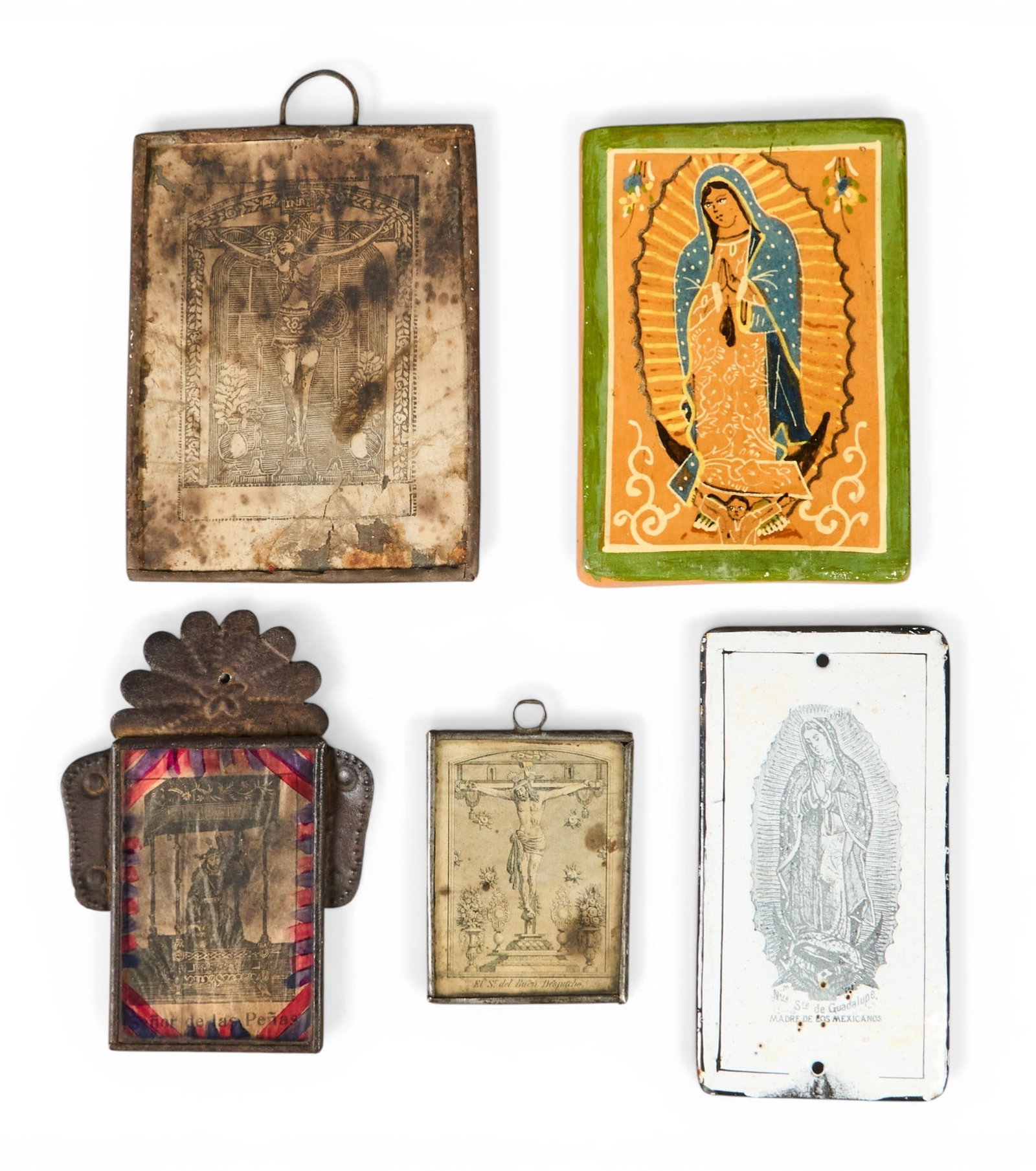(5) Small Religious Folk Art Pieces (1 of 3)