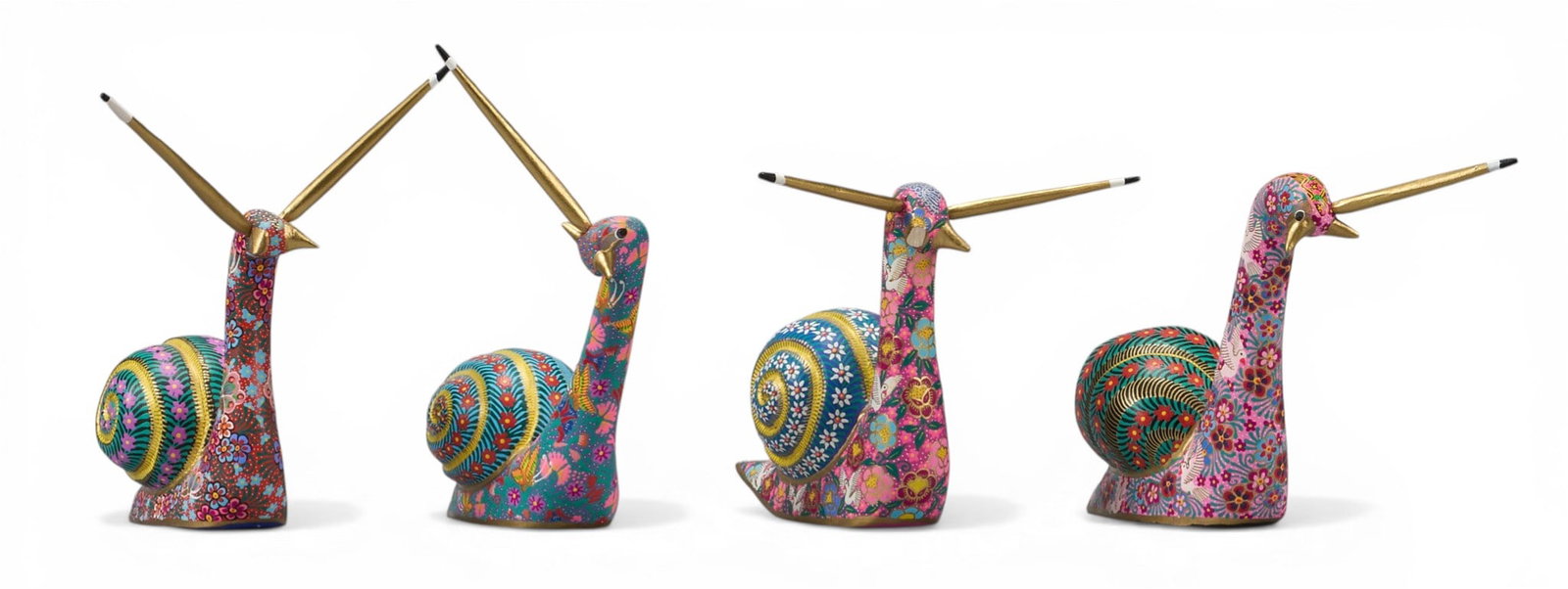 Maria Jimenez Ojeda, (4) Snail Alebrije Sculptures (1 of 5)