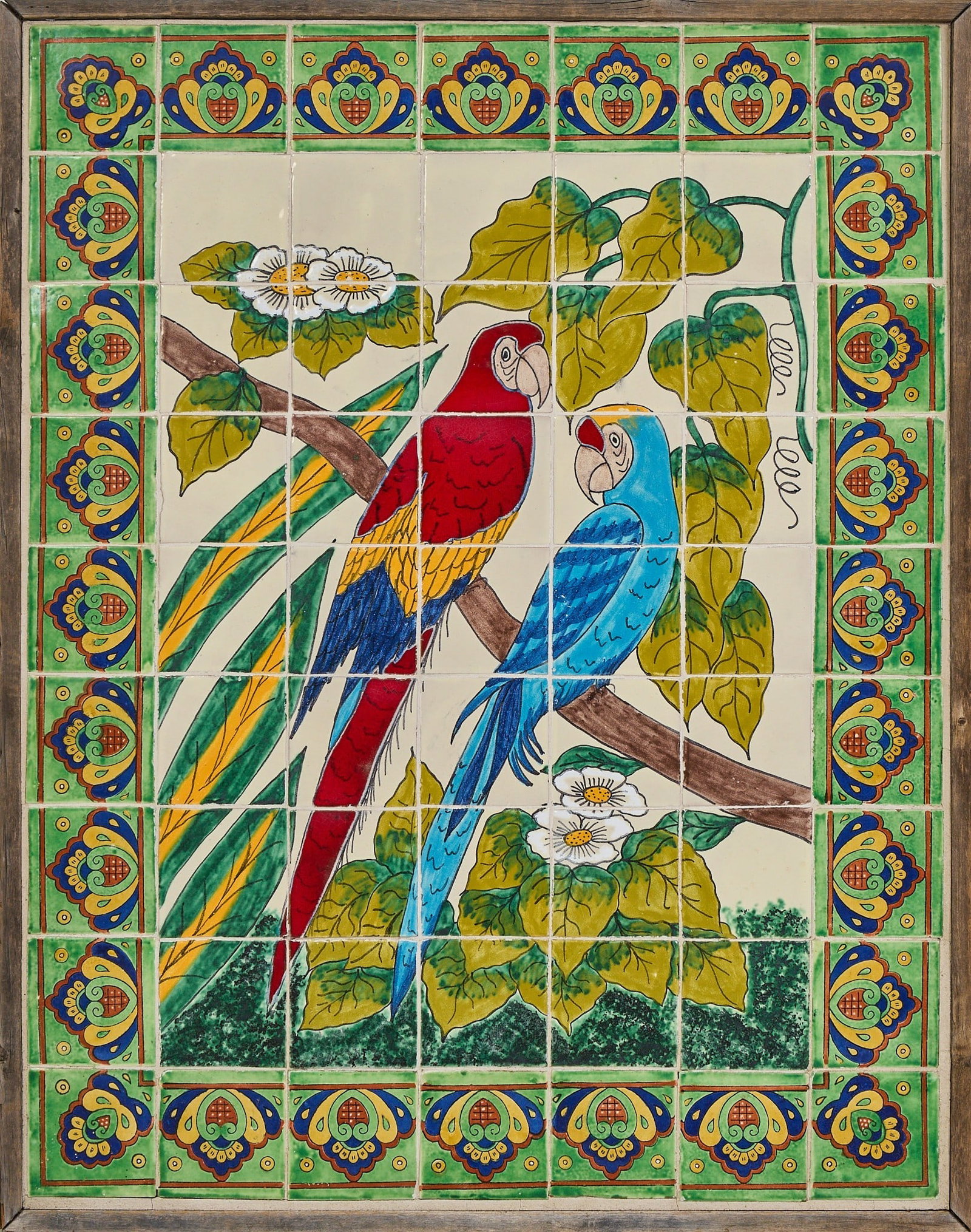 Parrots Tile Panel (1 of 4)