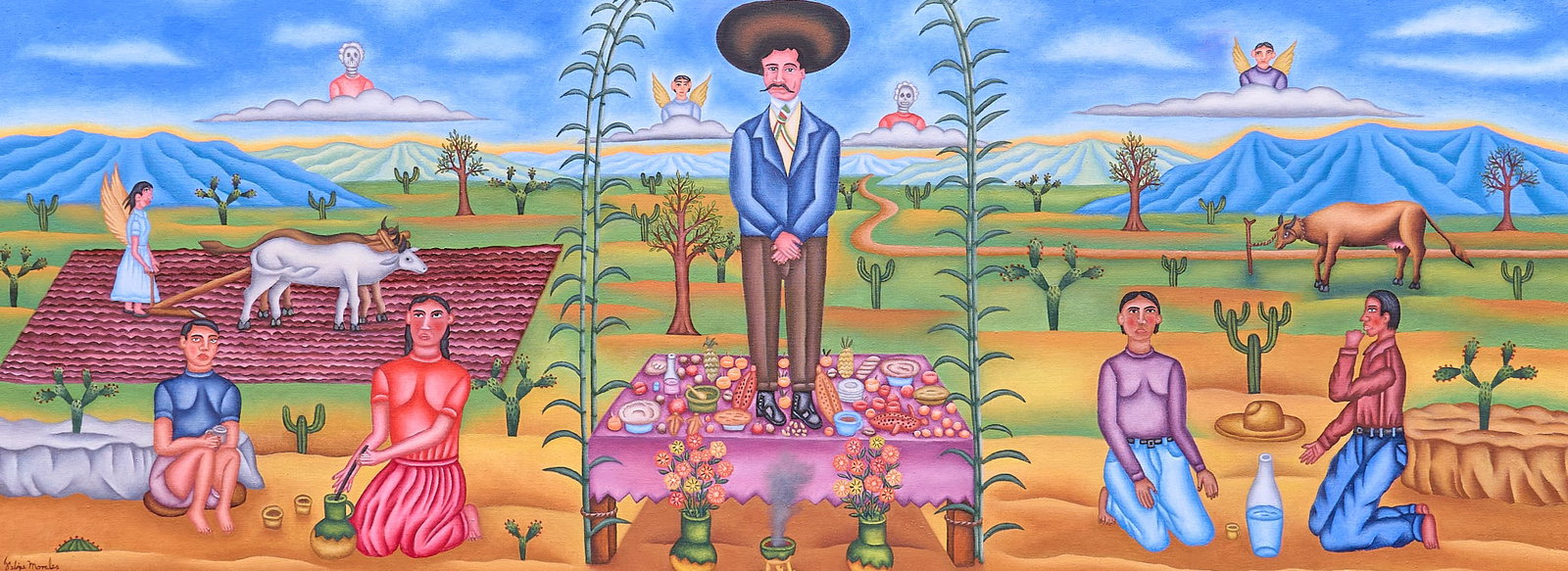 Felipe Morales Lopez, "Homenaje a Zapata" (1 of 7)