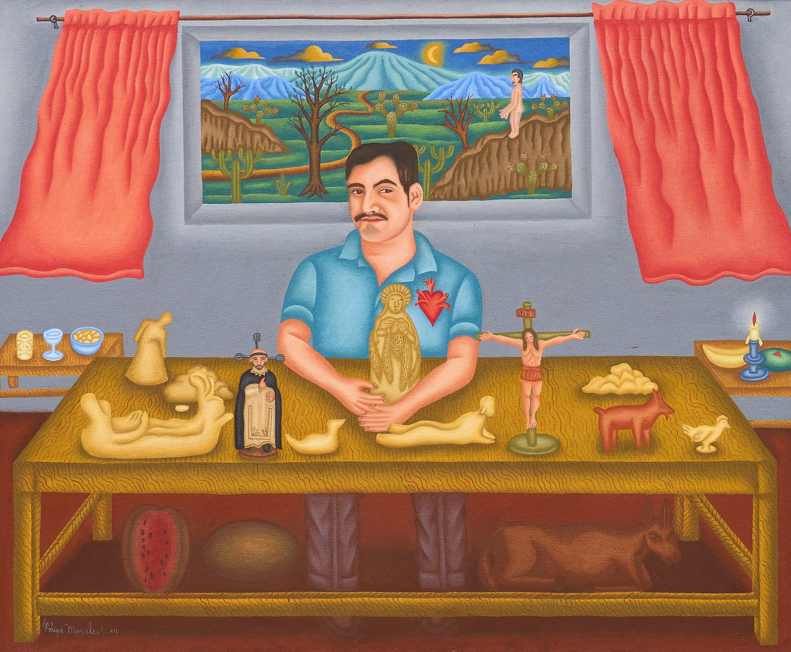 Felipe Morales Lopez, Man in Interior (1 of 4)