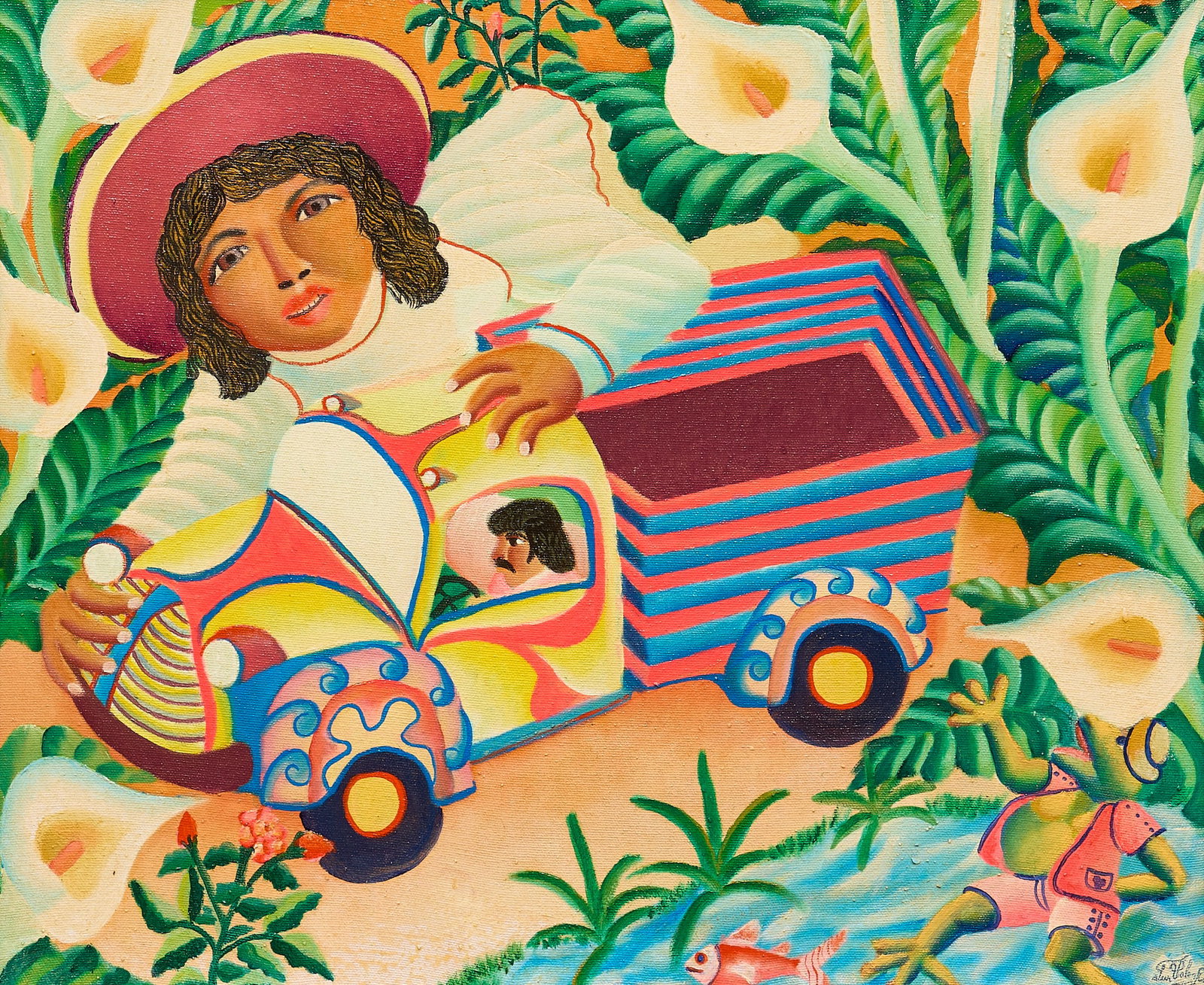 Luis Valencia, Folk Painting (1 of 4)