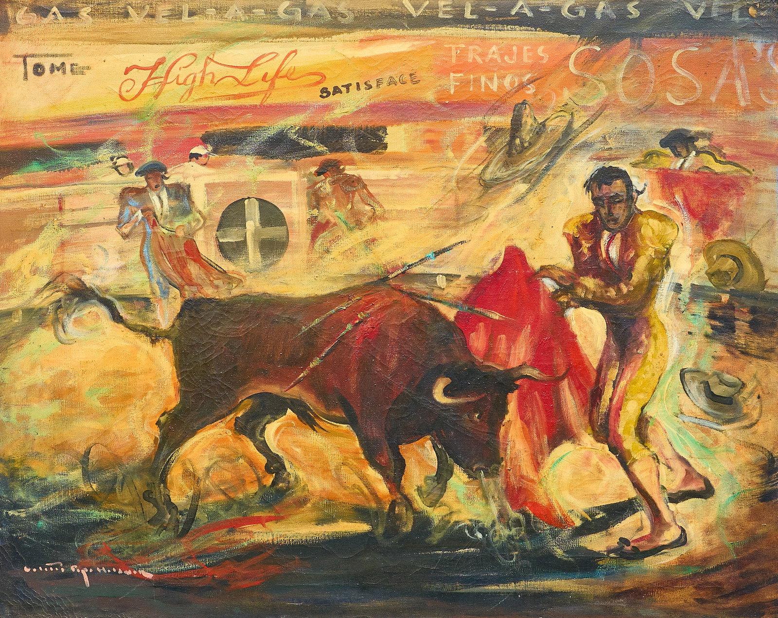 Colette Heldner, Matador and Bull (1 of 5)