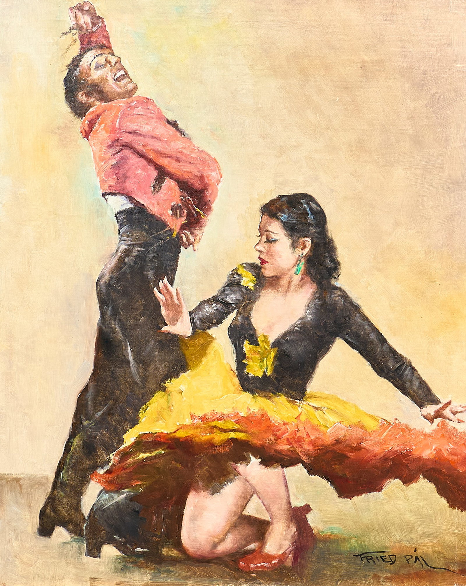 Pal Fried, "Spanish Dancers II" (1 of 4)